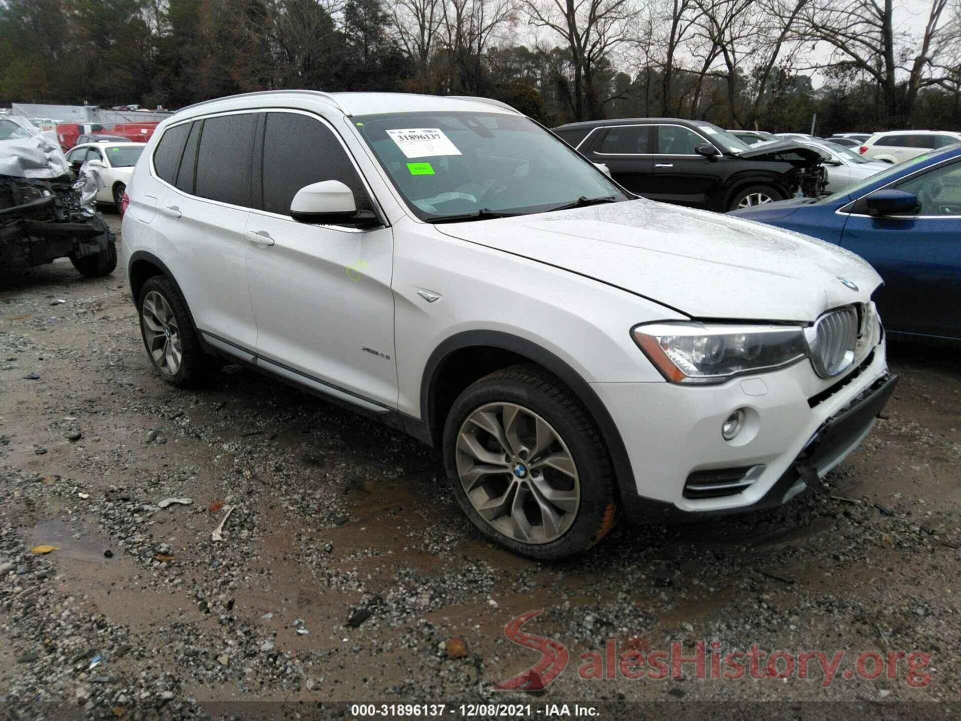 5UXWX9C58H0D98959 2017 BMW X3