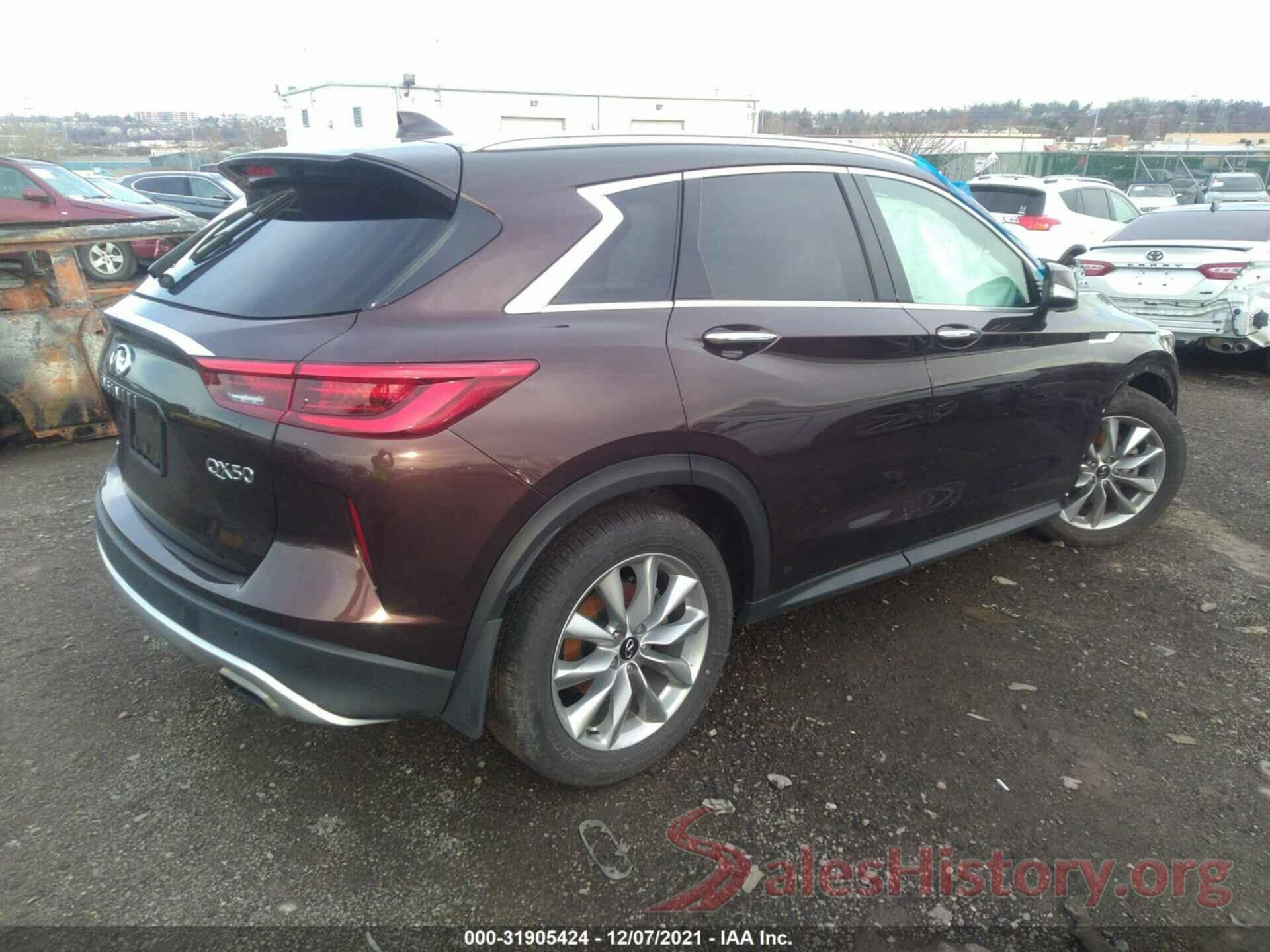 3PCAJ5M3XLF109512 2020 INFINITI QX50