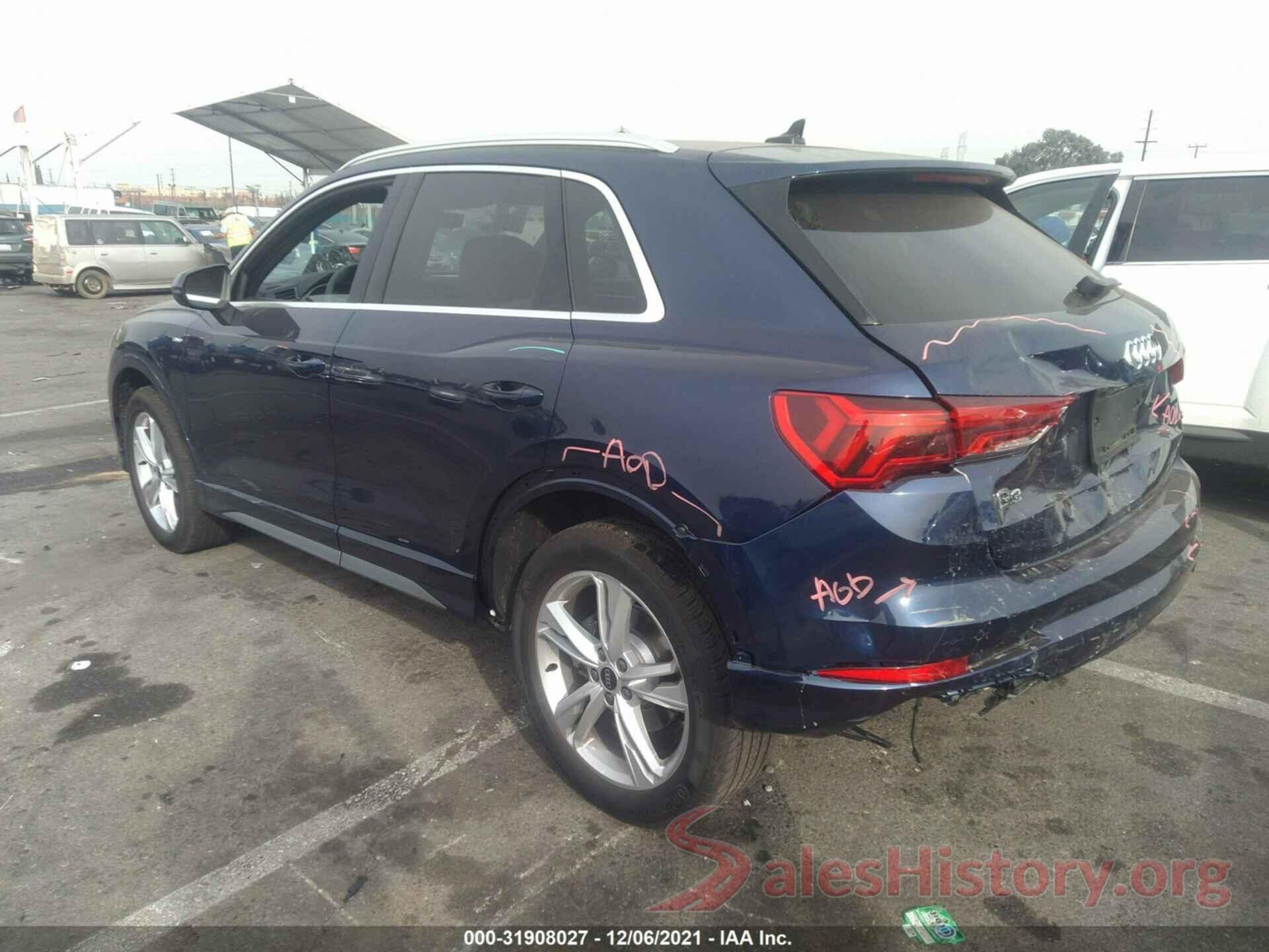 WA1EECF33N1007692 2022 AUDI Q3