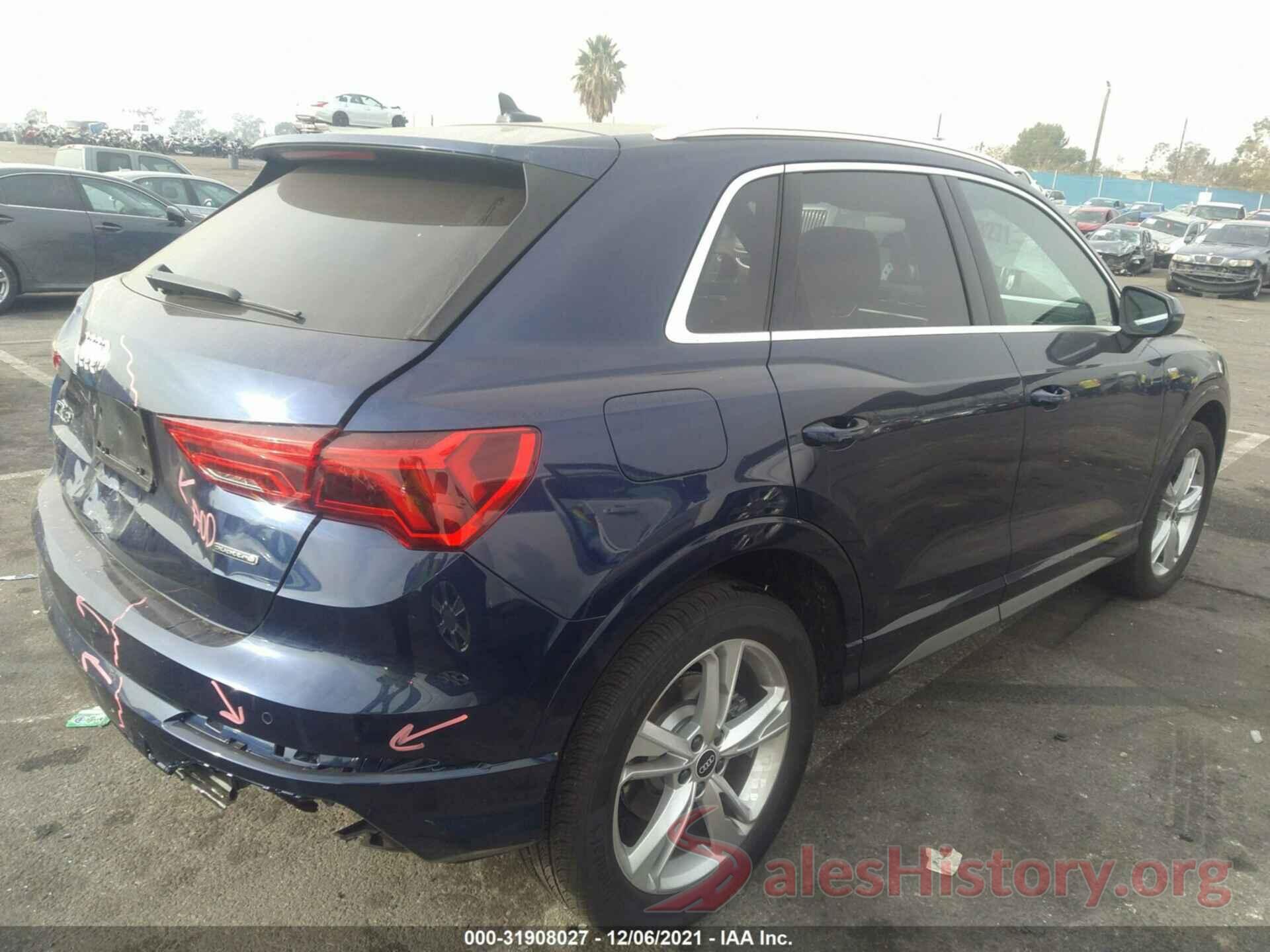 WA1EECF33N1007692 2022 AUDI Q3