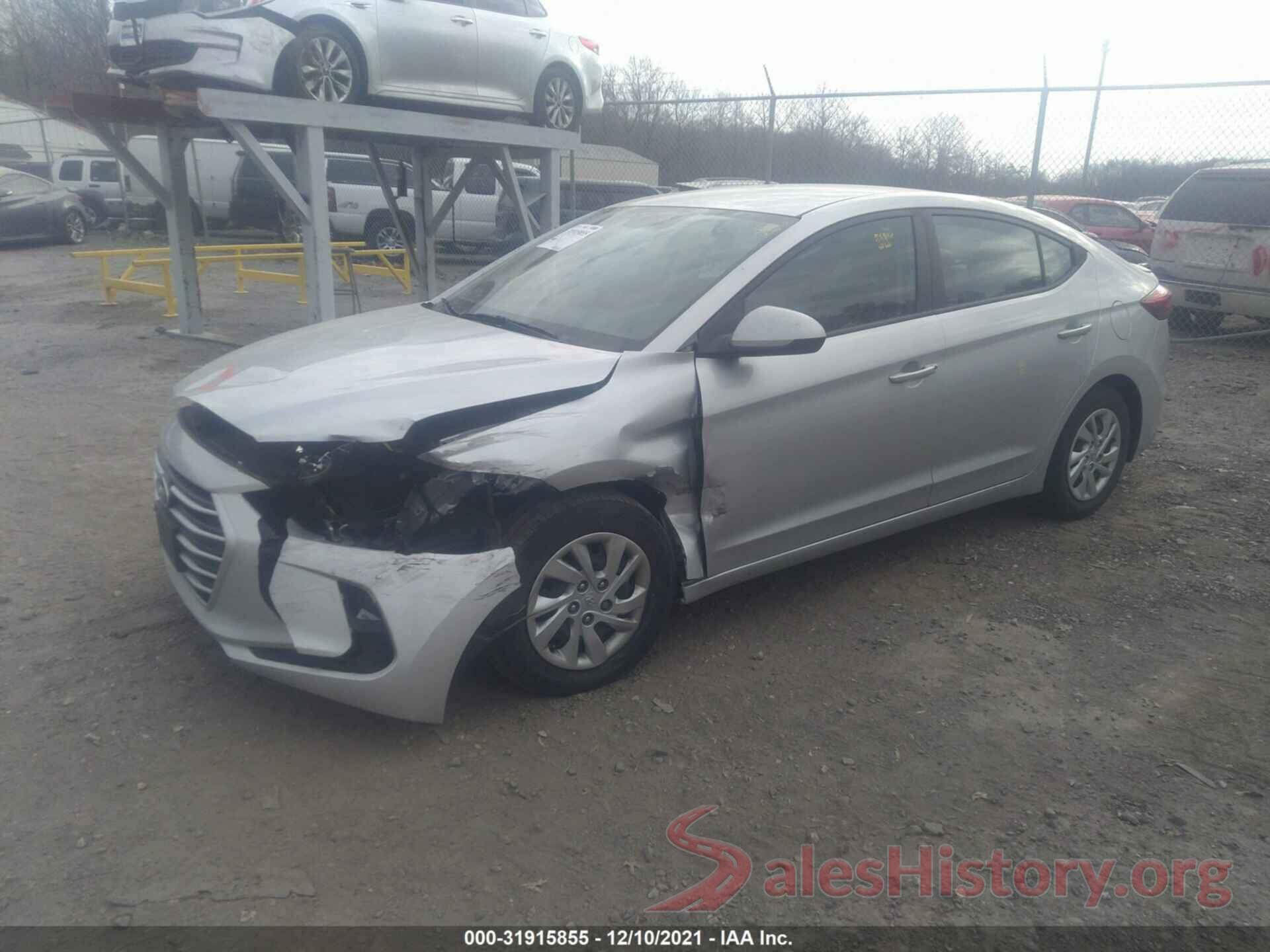 5NPD74LF8JH344362 2018 HYUNDAI ELANTRA