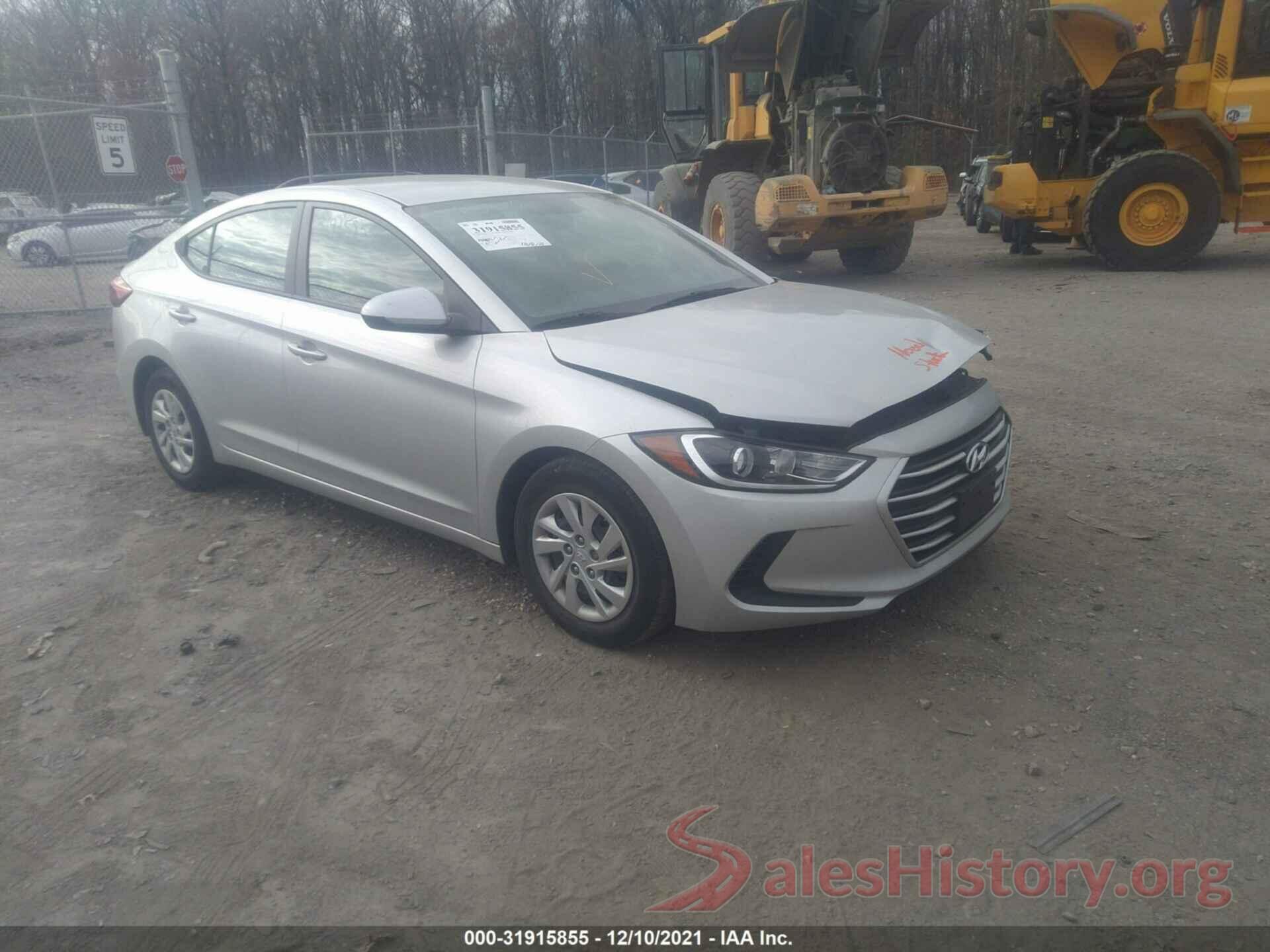 5NPD74LF8JH344362 2018 HYUNDAI ELANTRA