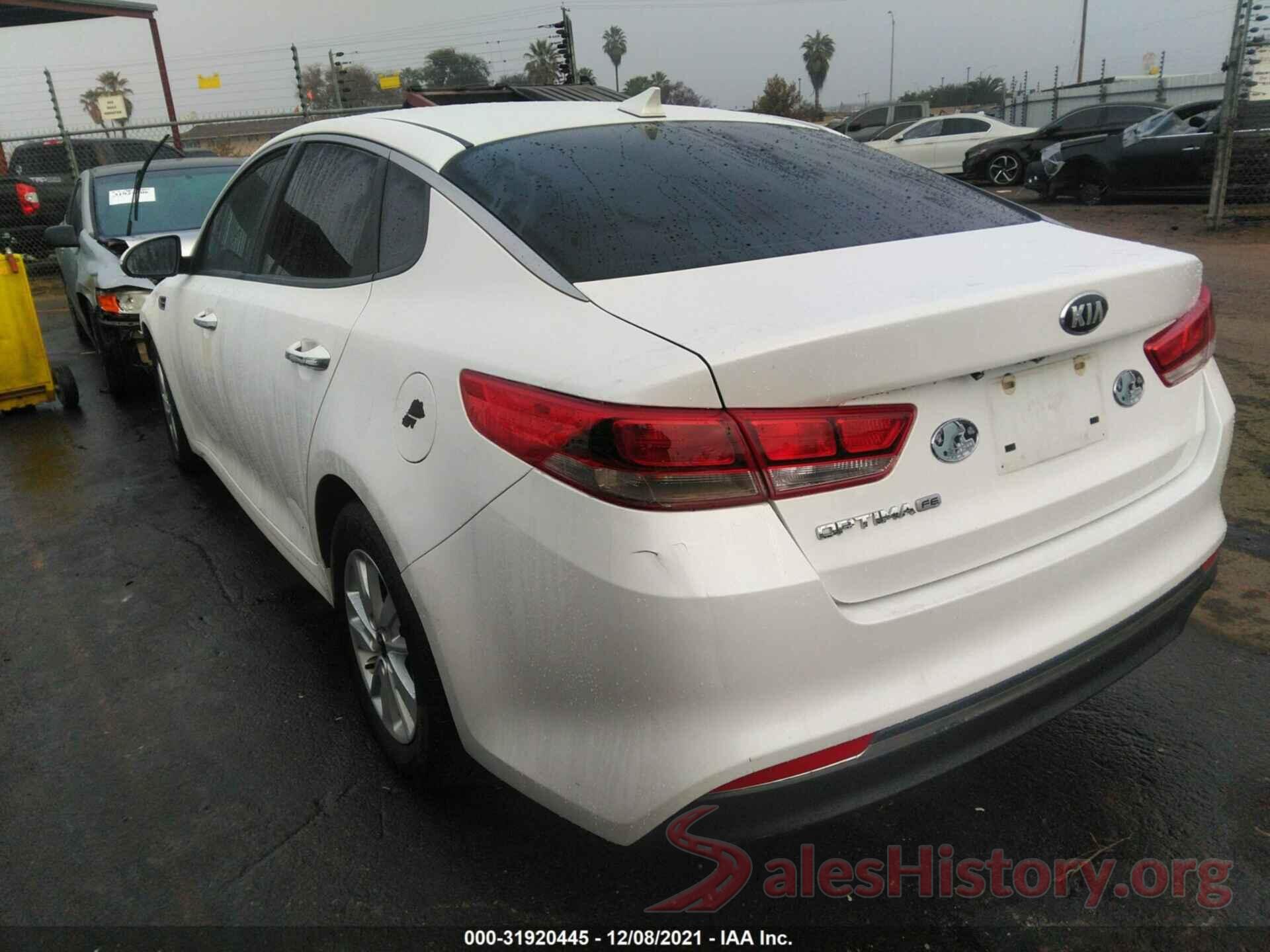 KNAGT4L35G5102763 2016 KIA OPTIMA