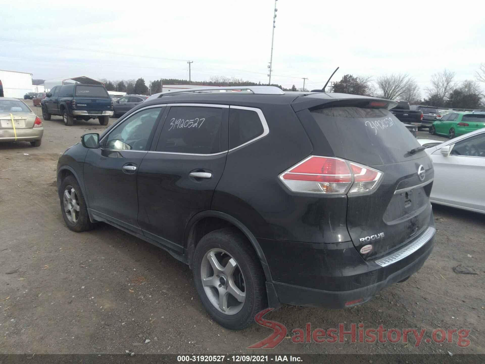 KNMAT2MV7GP632539 2016 NISSAN ROGUE