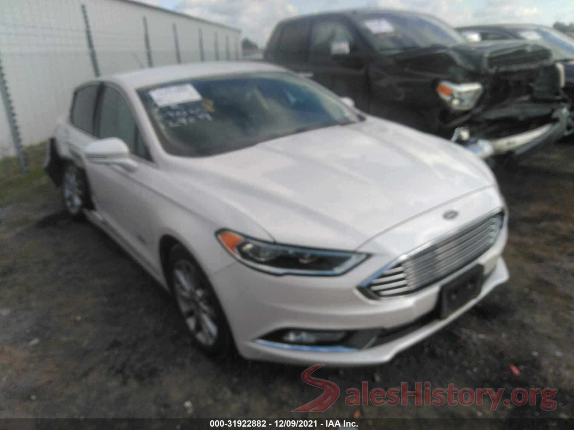 3FA6P0PU1HR129834 2017 FORD FUSION ENERGI