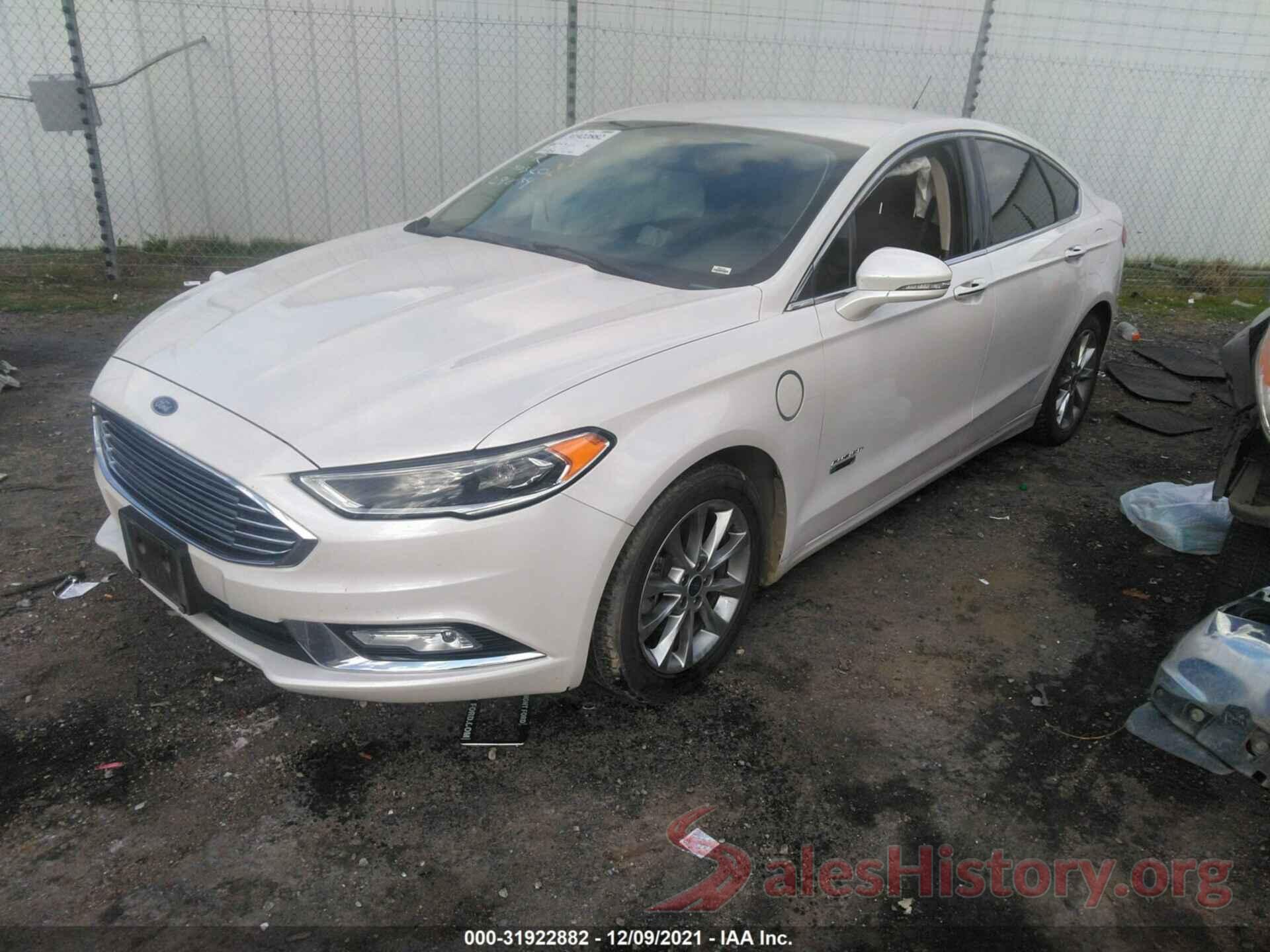 3FA6P0PU1HR129834 2017 FORD FUSION ENERGI