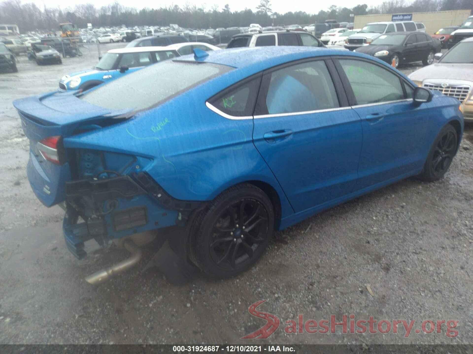 3FA6P0HDXKR159517 2019 FORD FUSION