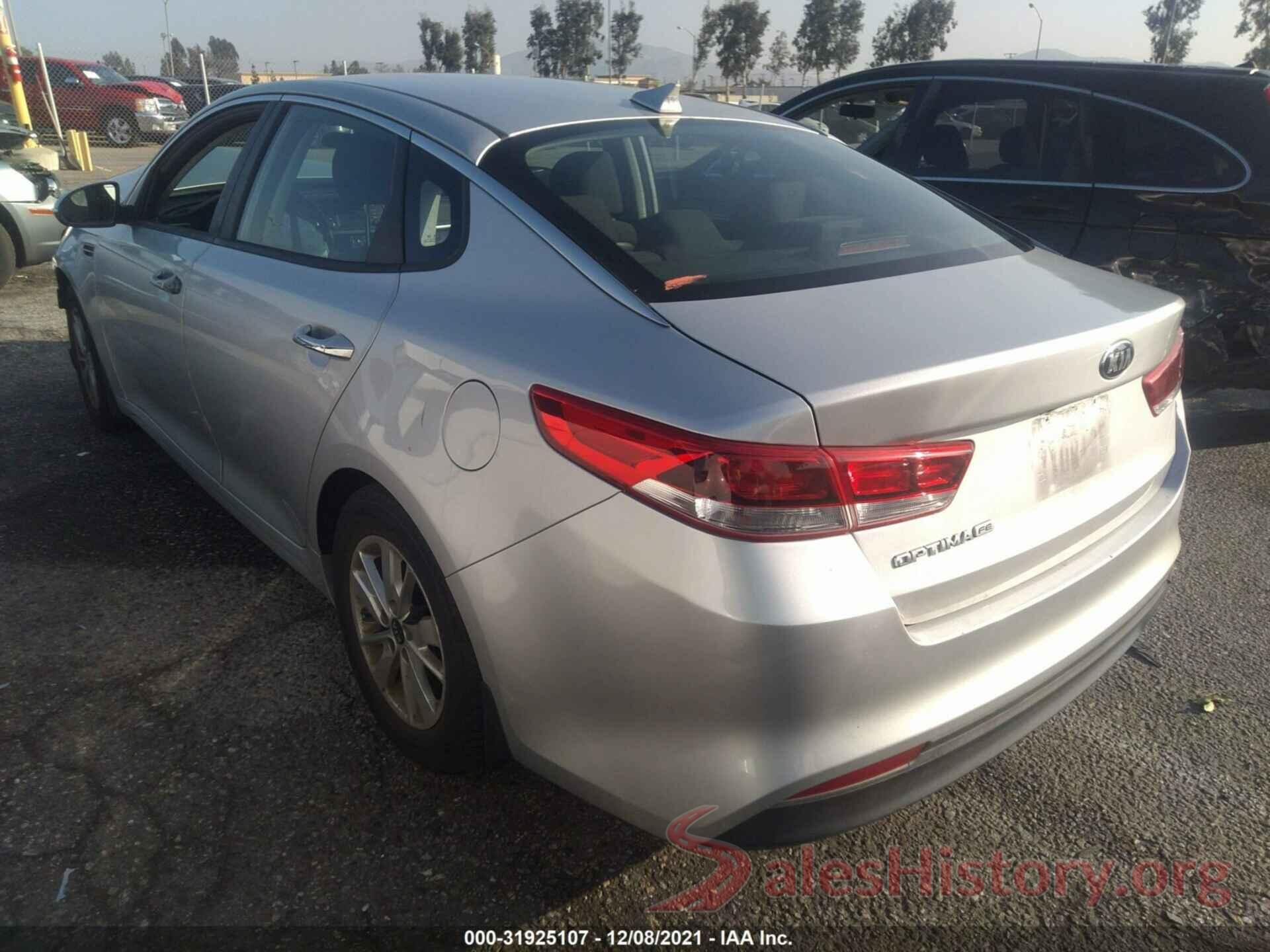 KNAGT4L34H5133164 2017 KIA OPTIMA