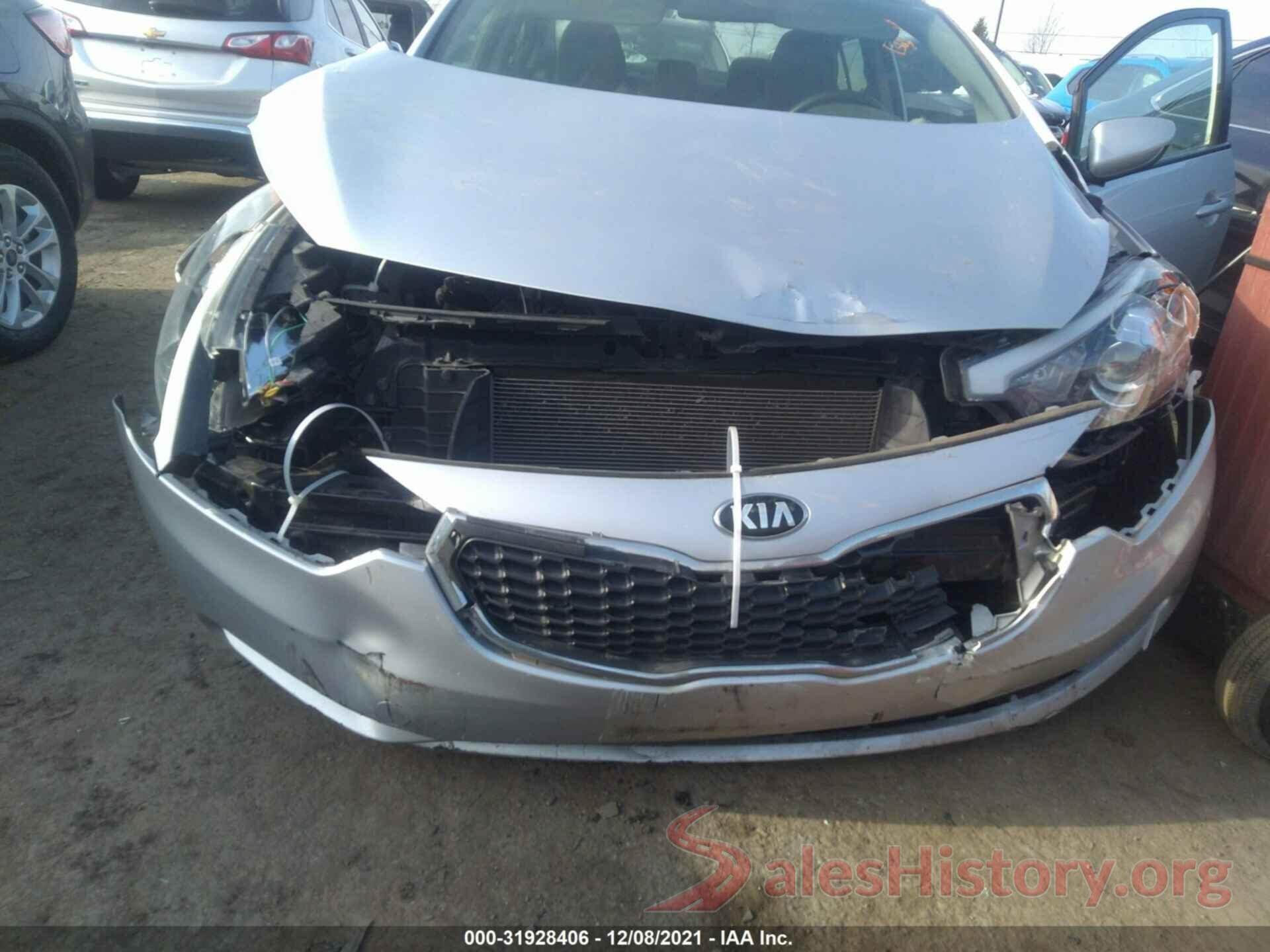 KNAFK4A64G5536250 2016 KIA FORTE