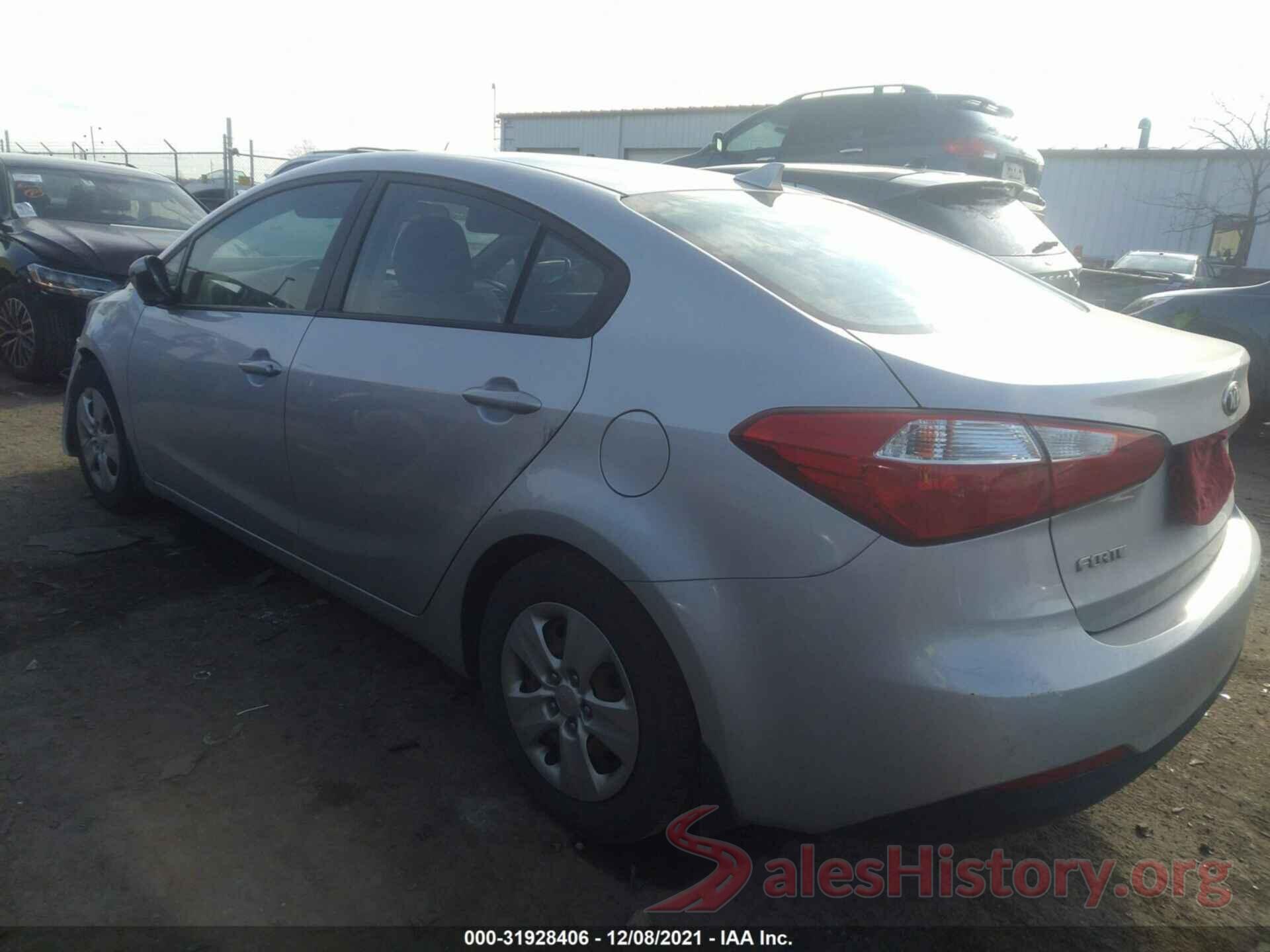 KNAFK4A64G5536250 2016 KIA FORTE