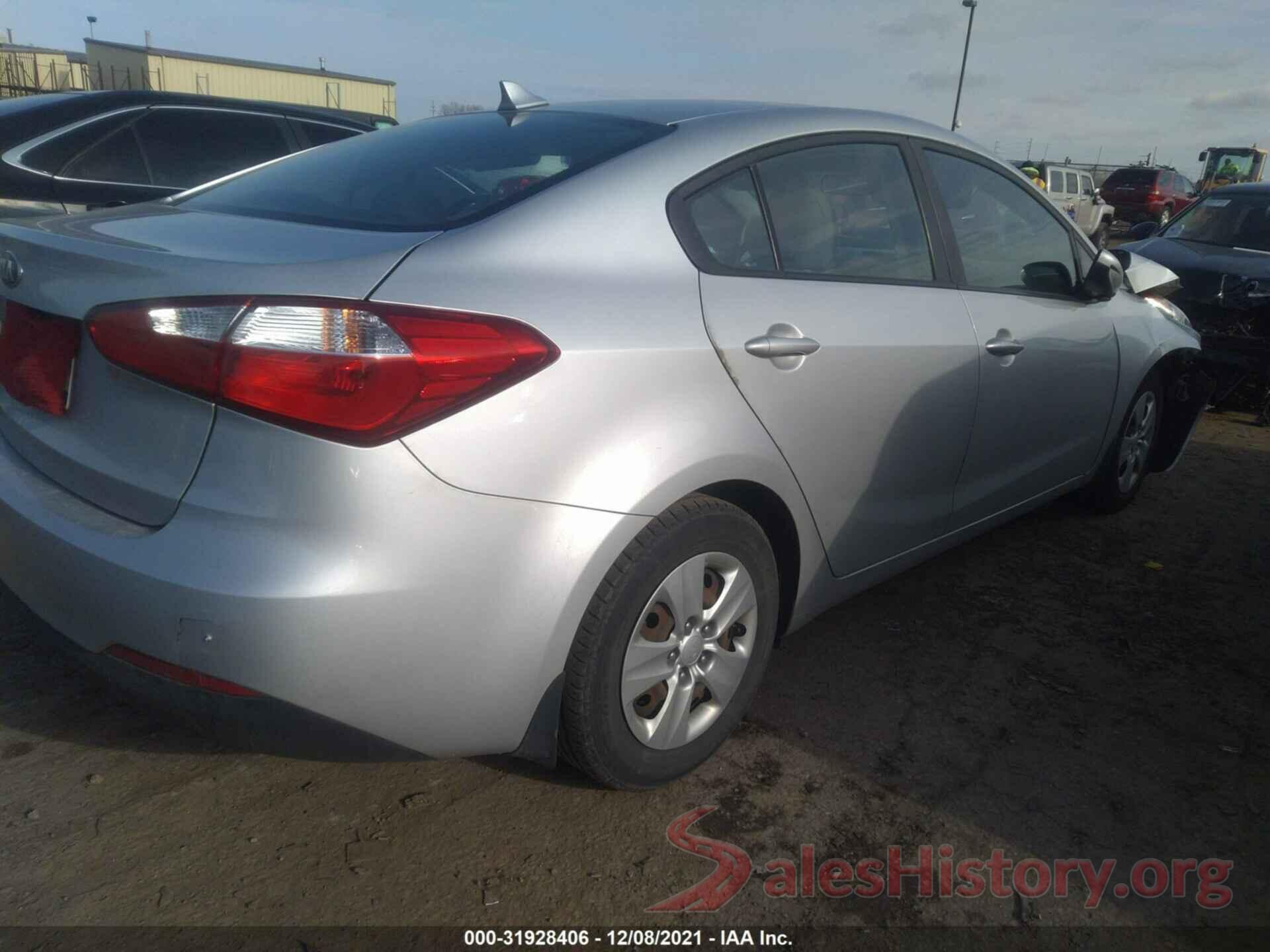 KNAFK4A64G5536250 2016 KIA FORTE