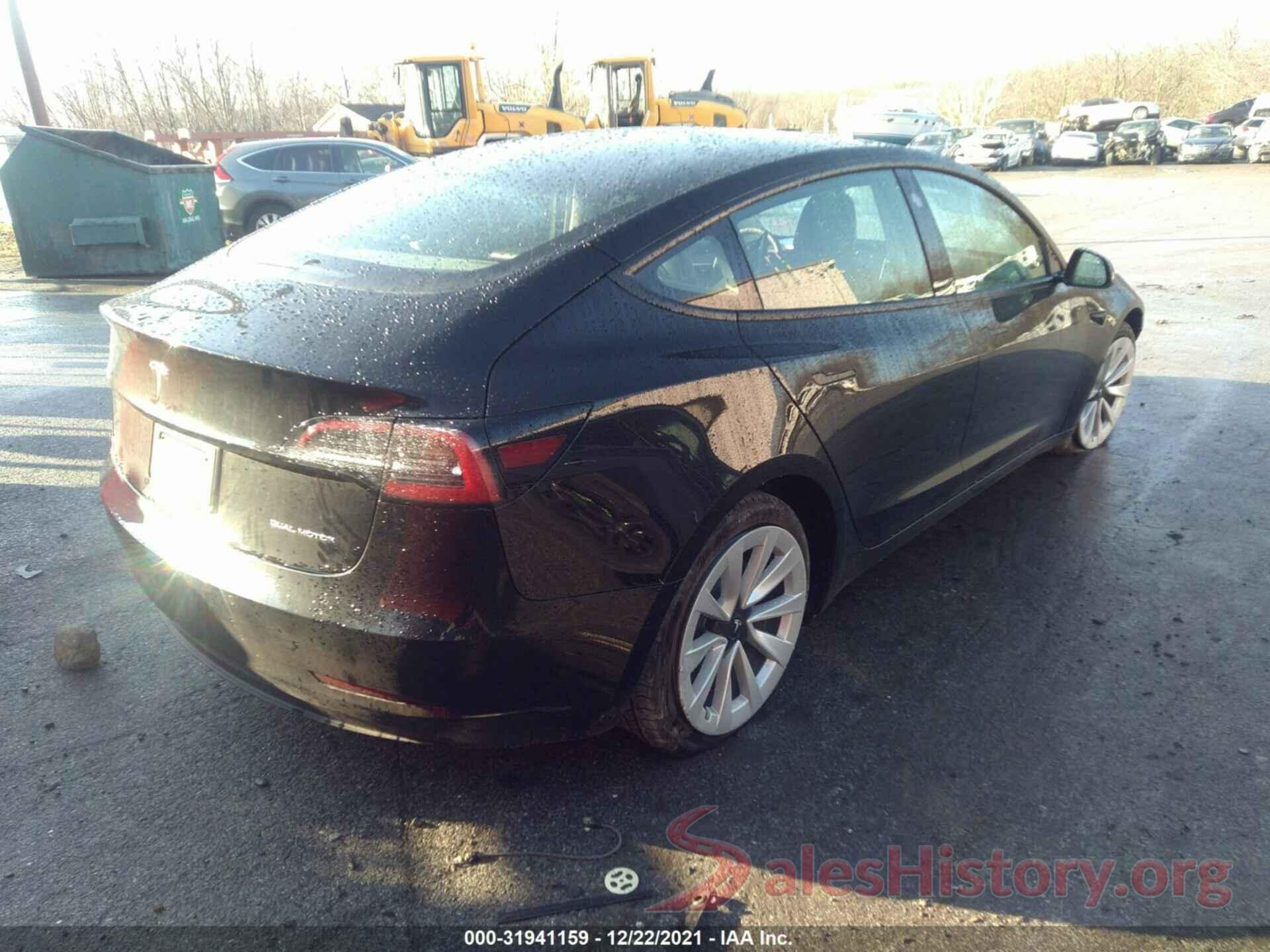 5YJ3E1EB1MF044384 2021 TESLA MODEL 3