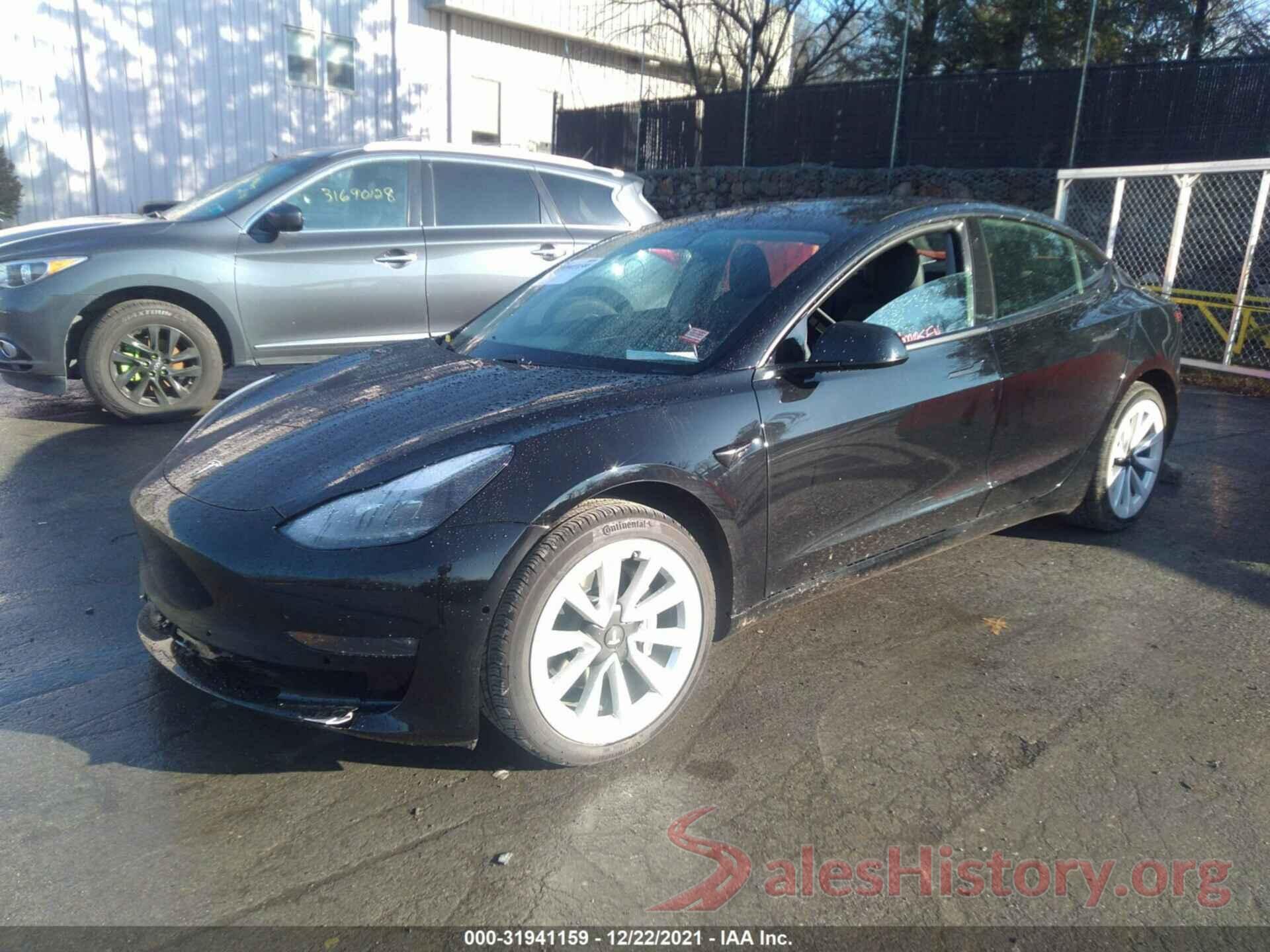 5YJ3E1EB1MF044384 2021 TESLA MODEL 3