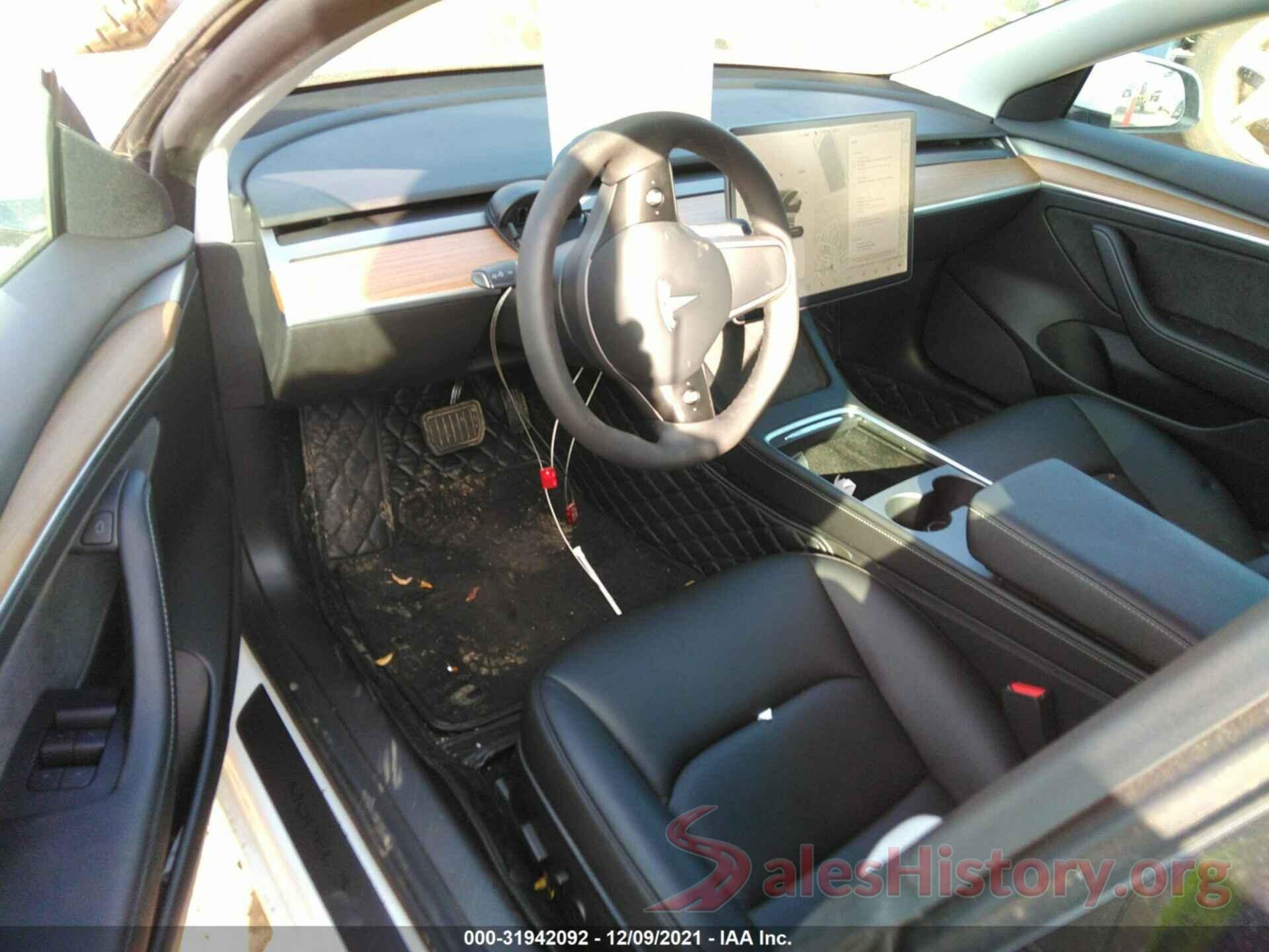 5YJ3E1EA6MF016409 2021 TESLA MODEL 3