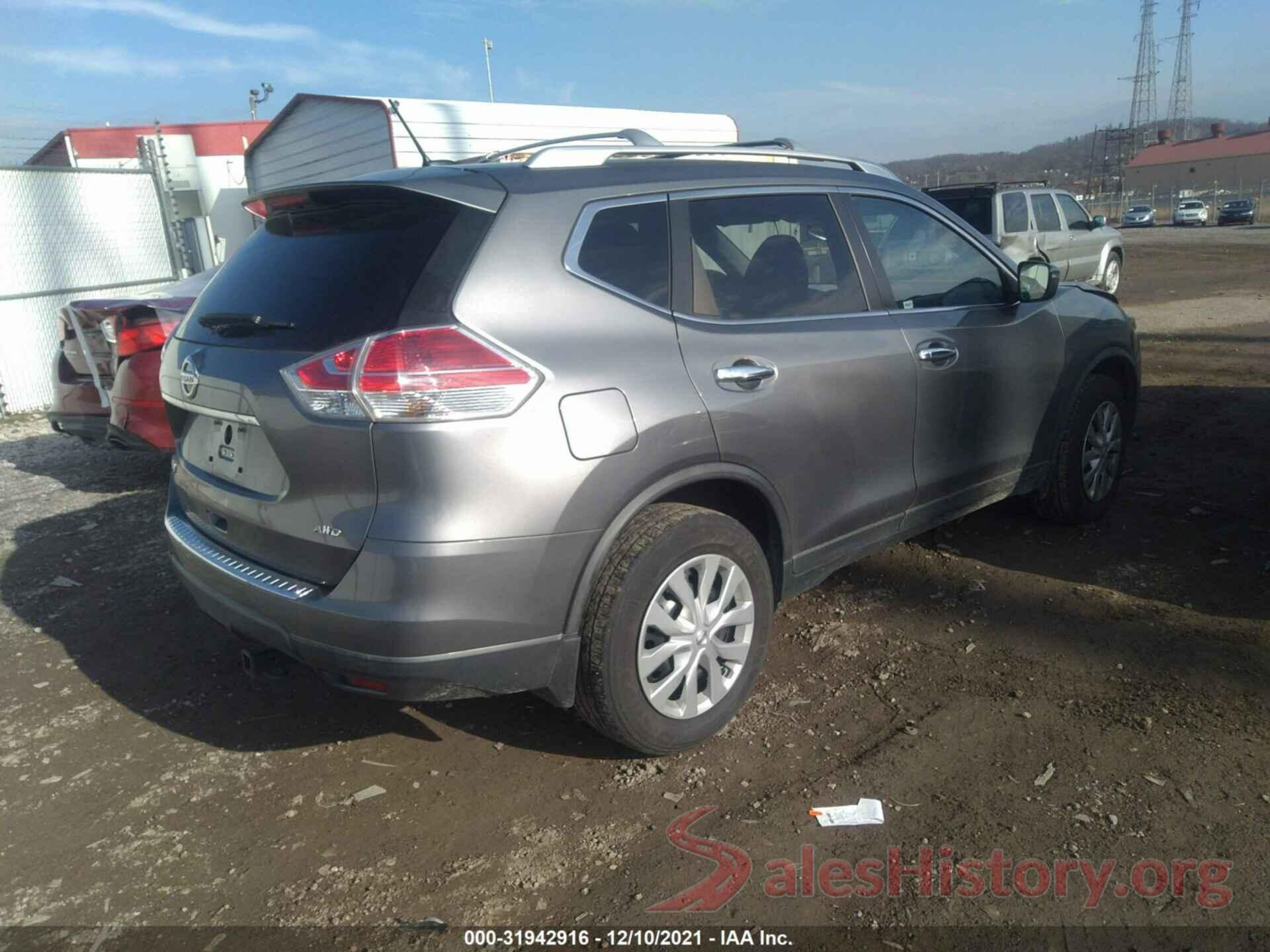 KNMAT2MVXGP643129 2016 NISSAN ROGUE