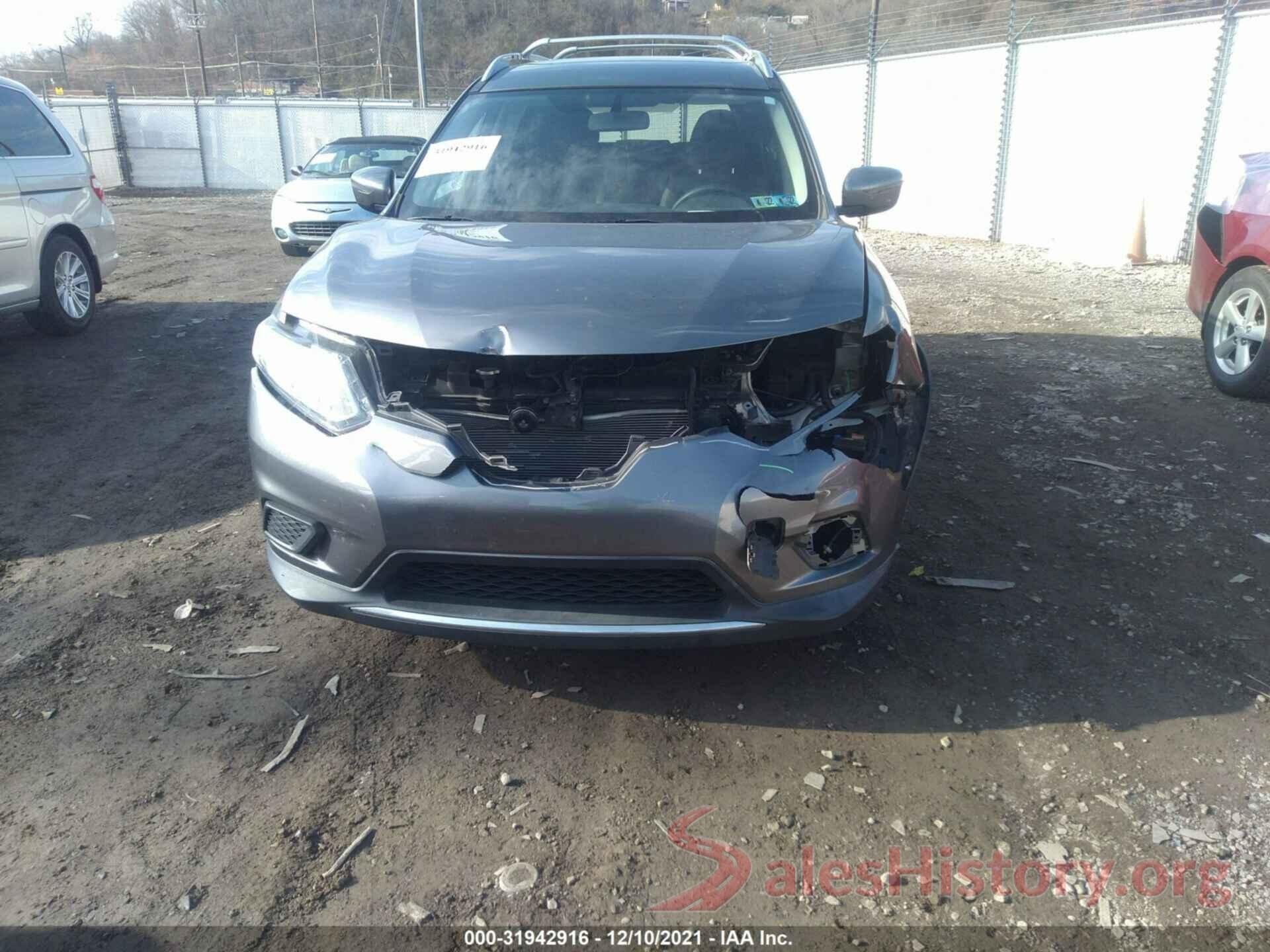 KNMAT2MVXGP643129 2016 NISSAN ROGUE