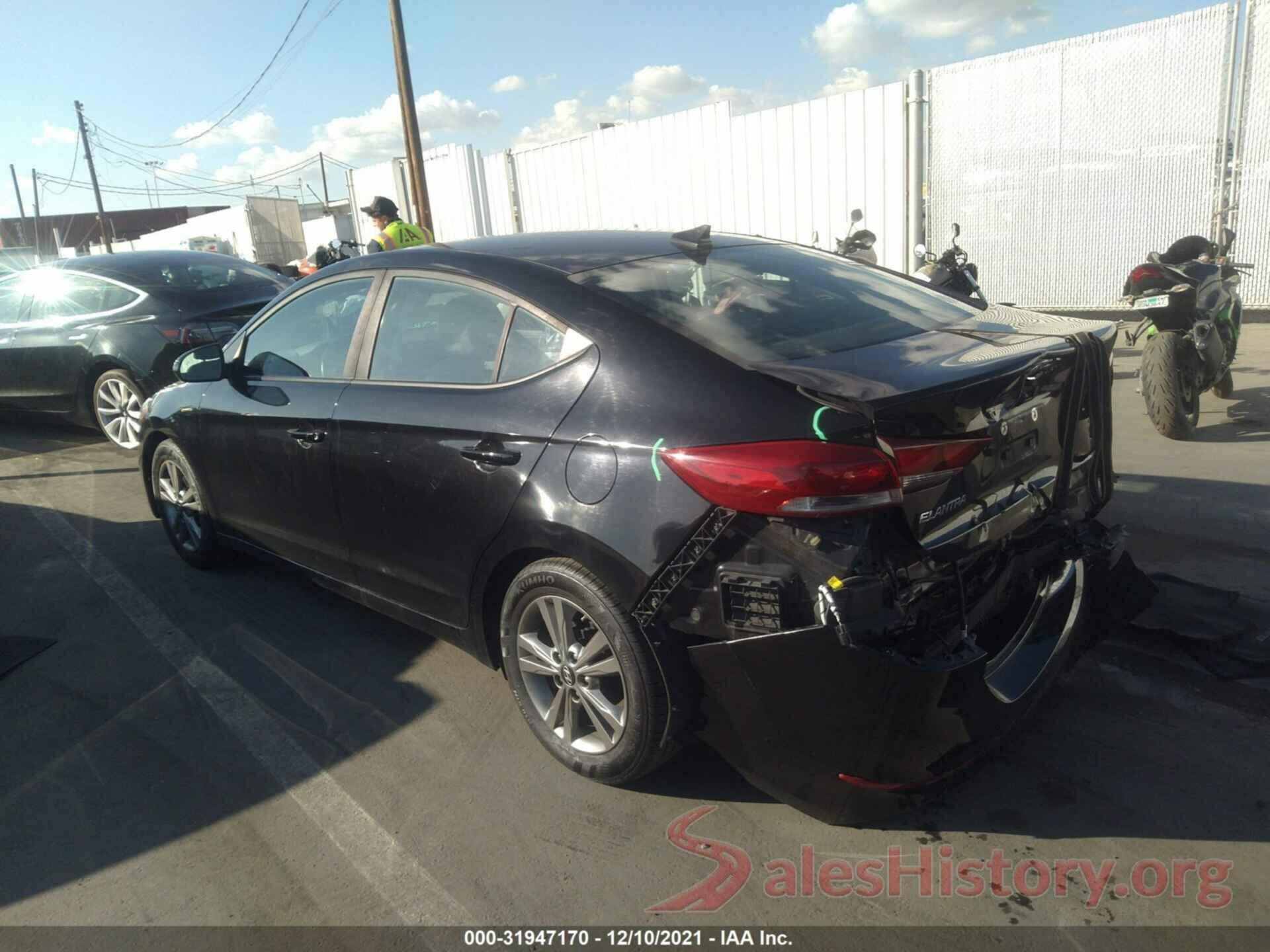 KMHD84LF9HU224000 2017 HYUNDAI ELANTRA