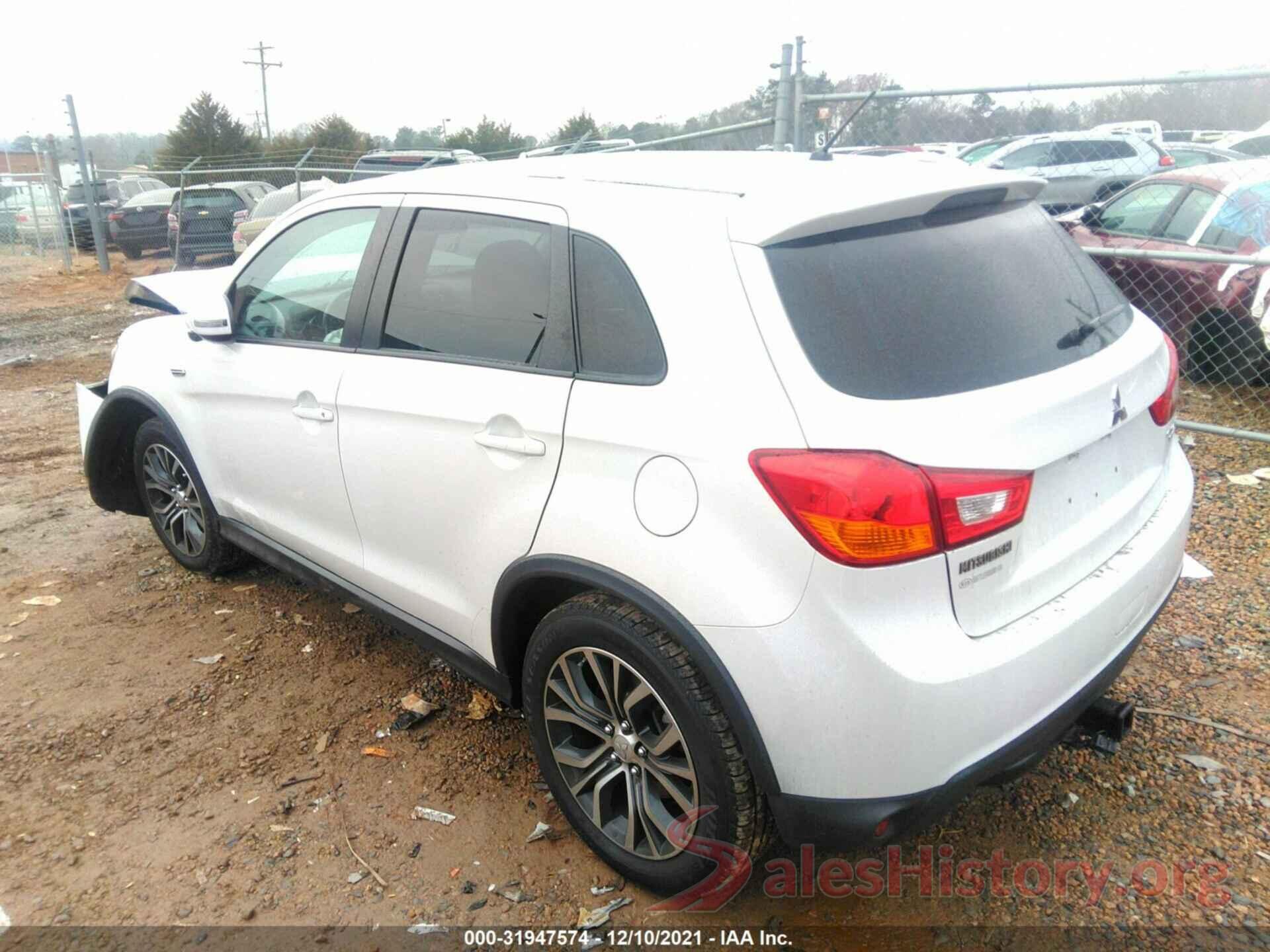 JA4AR3AU7GZ031808 2016 MITSUBISHI OUTLANDER SPORT