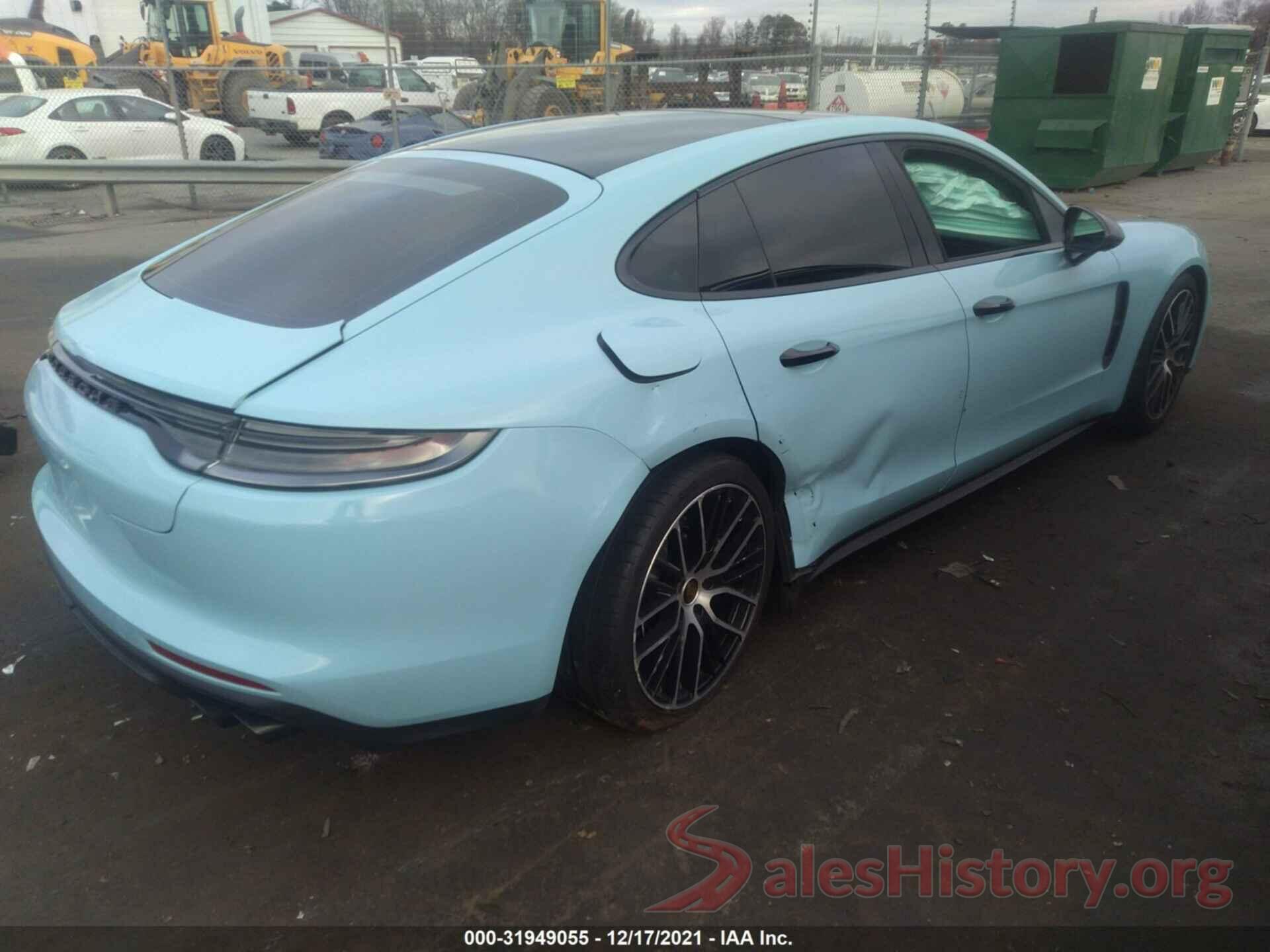 WP0AF2A70ML154450 2021 PORSCHE PANAMERA