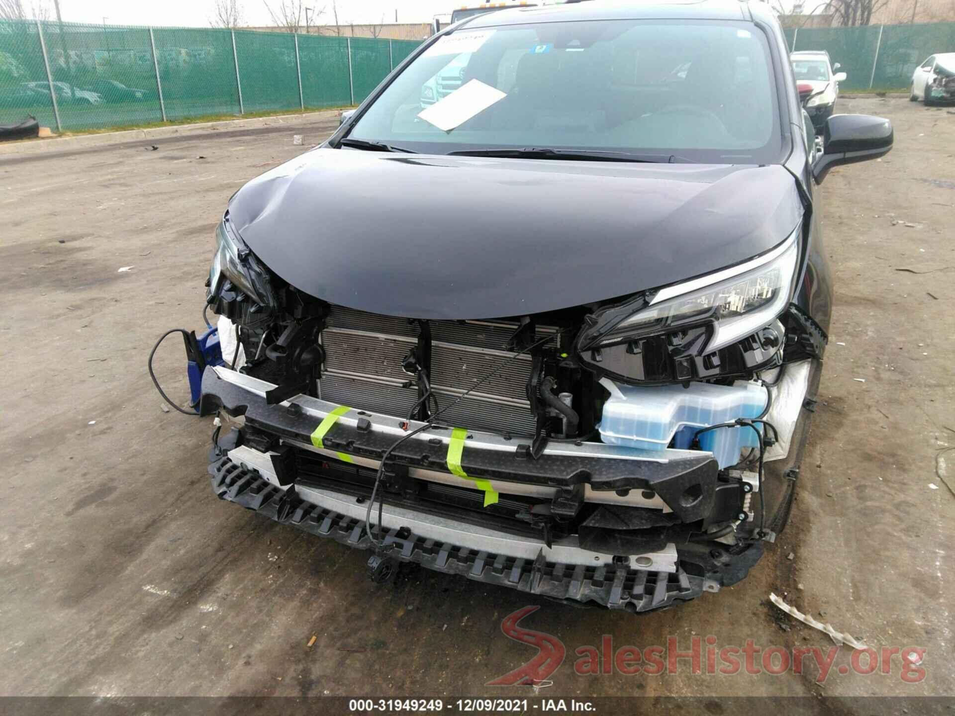 5TDDSKFC4MS009456 2021 TOYOTA SIENNA