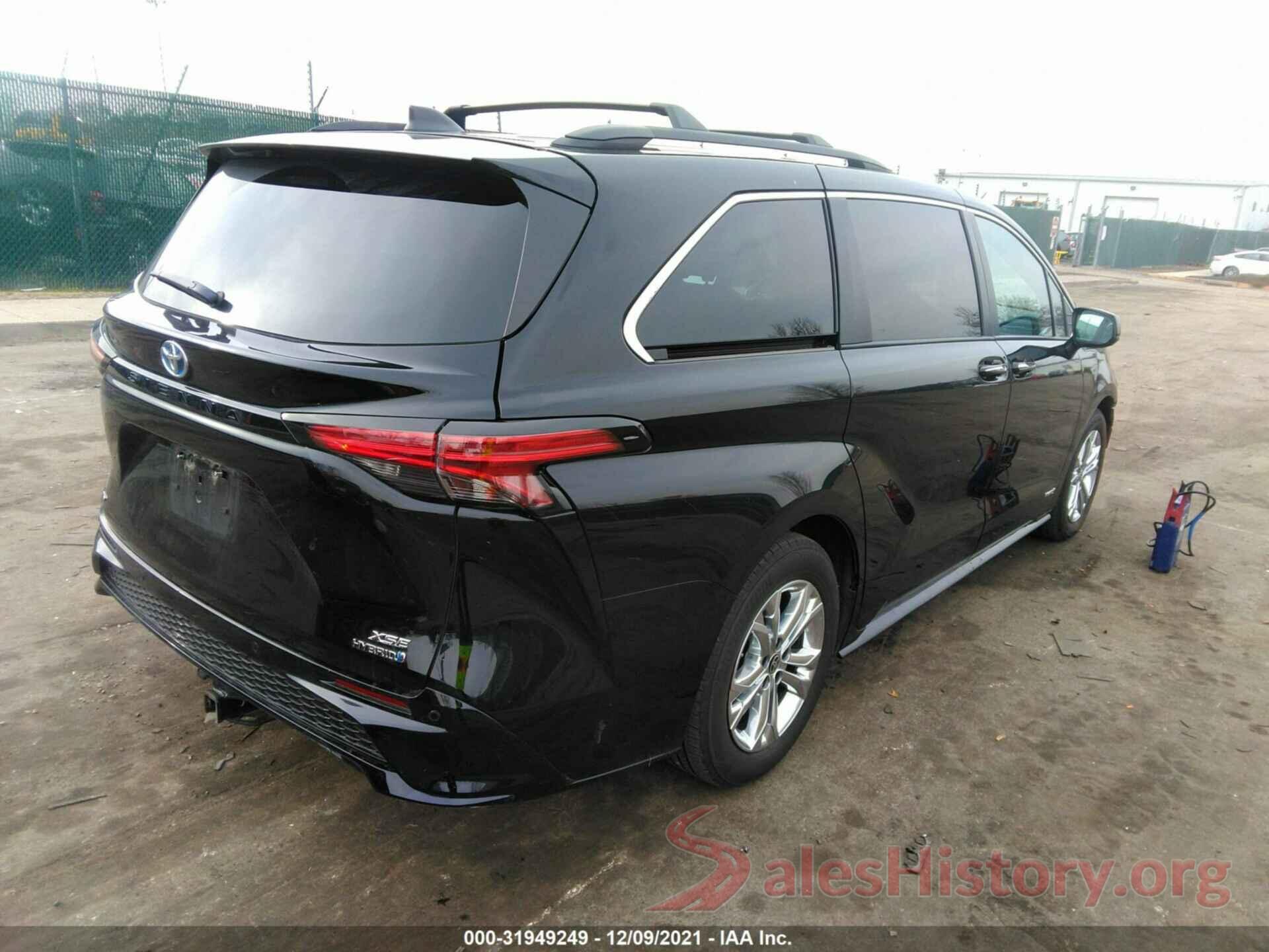 5TDDSKFC4MS009456 2021 TOYOTA SIENNA