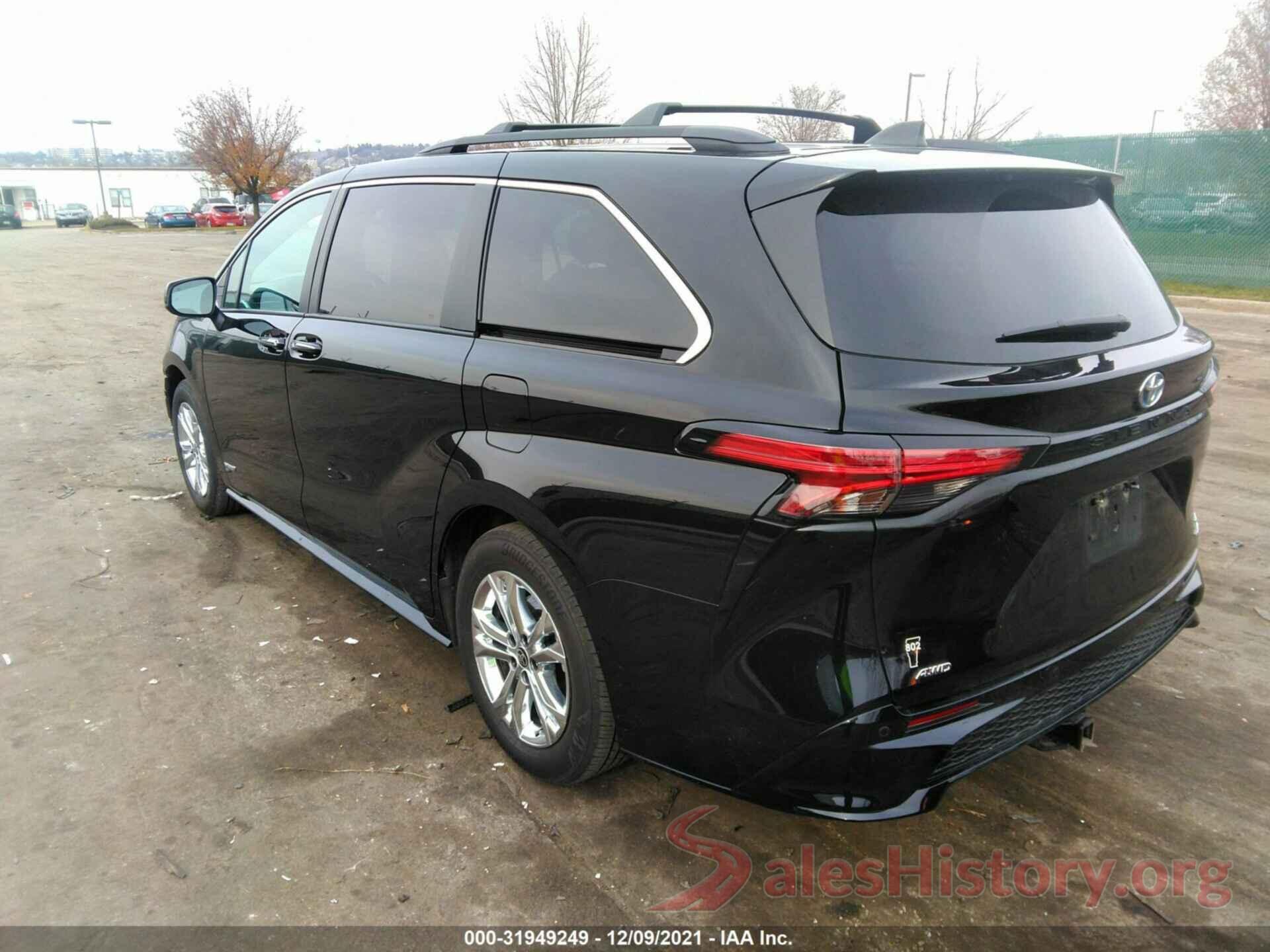 5TDDSKFC4MS009456 2021 TOYOTA SIENNA