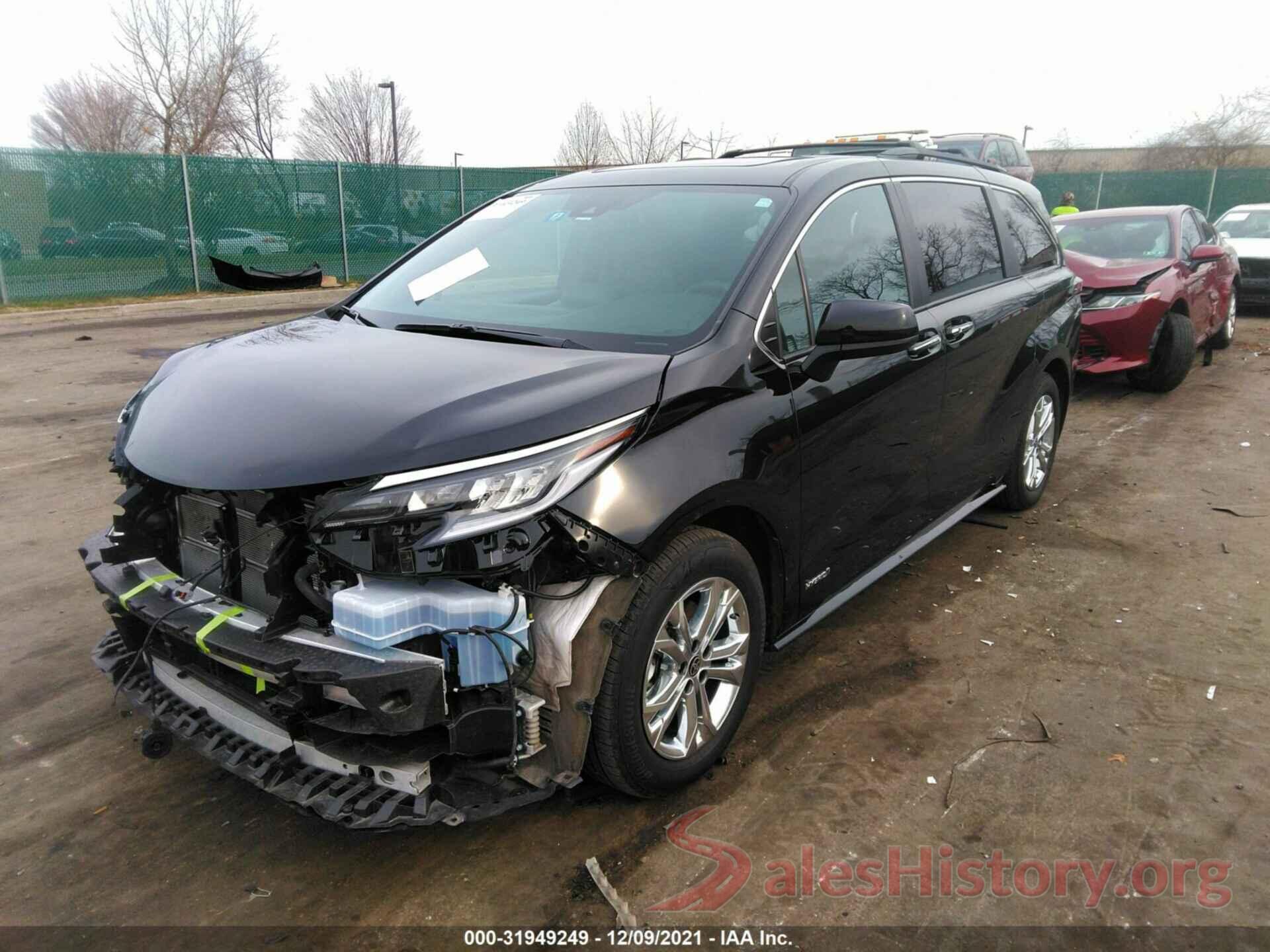 5TDDSKFC4MS009456 2021 TOYOTA SIENNA