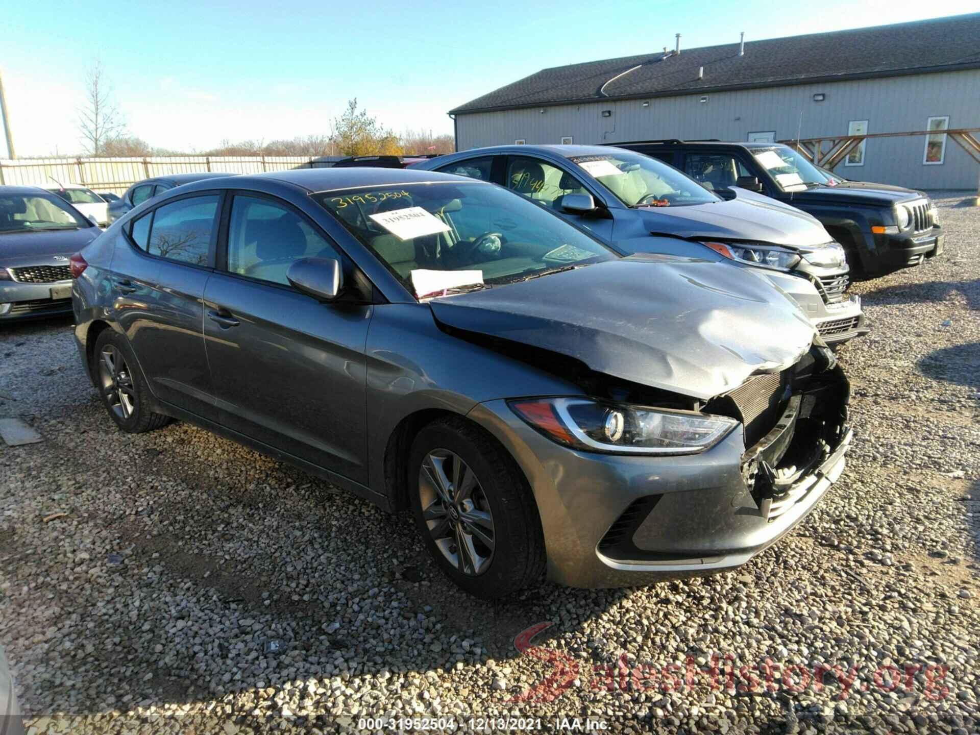 KMHD84LFXJU571017 2018 HYUNDAI ELANTRA