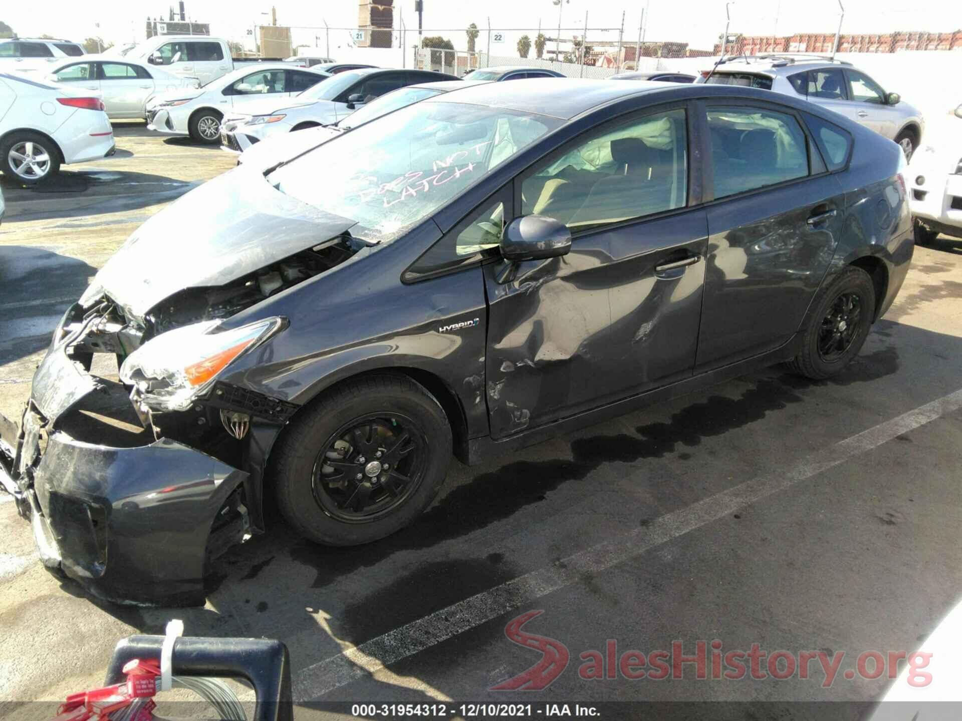 JTDKN3DU9F0474756 2015 TOYOTA PRIUS