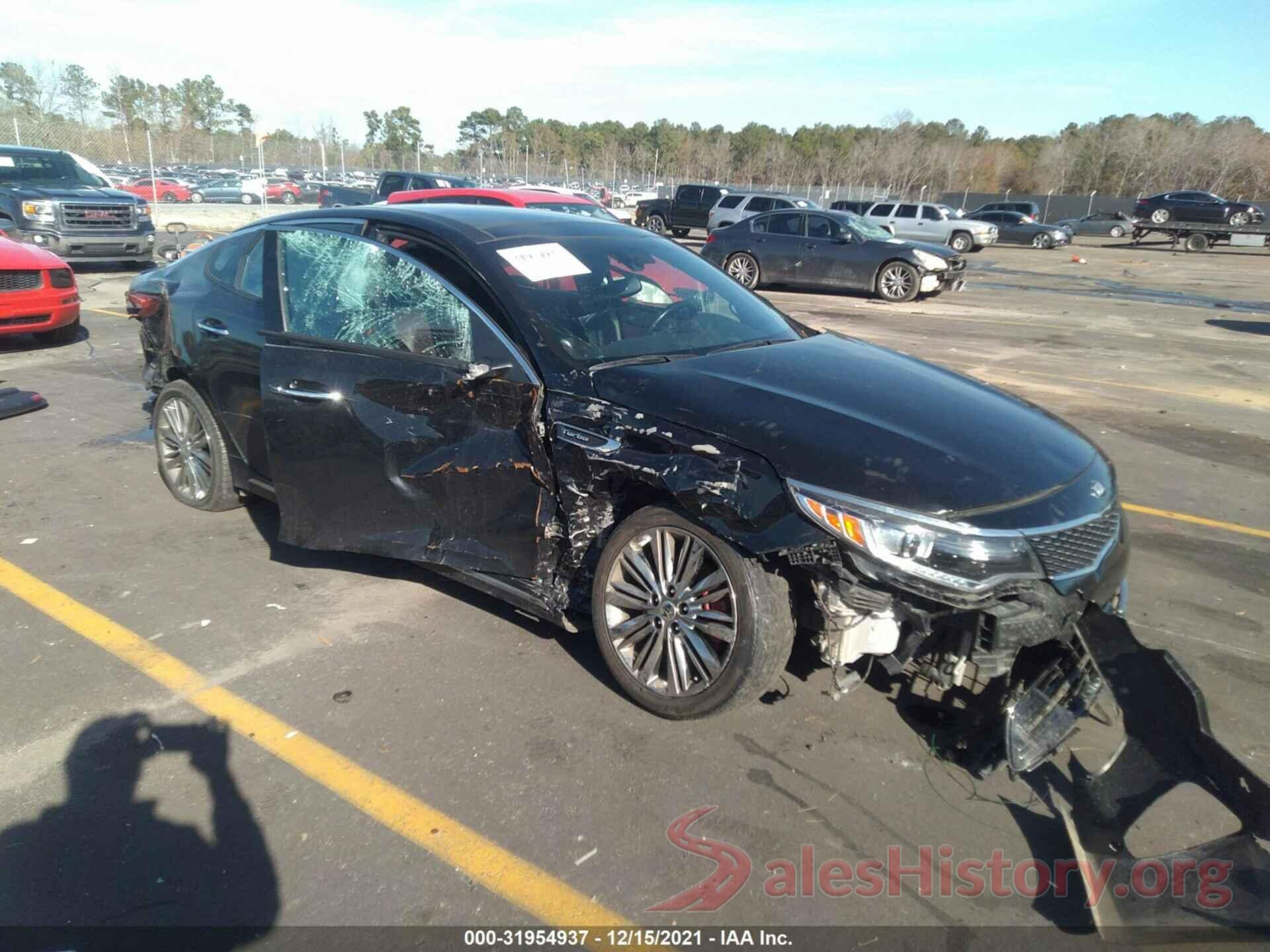 5XXGV4L28GG117483 2016 KIA OPTIMA