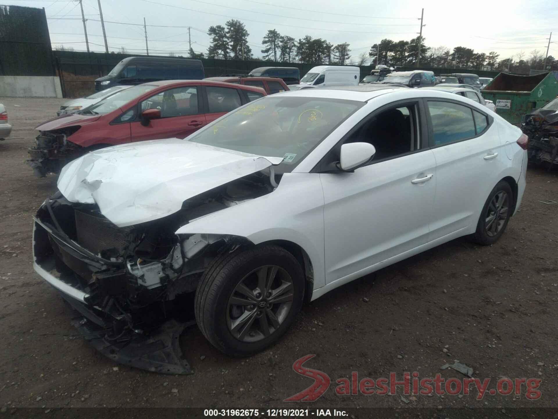 5NPD84LF7JH395882 2018 HYUNDAI ELANTRA