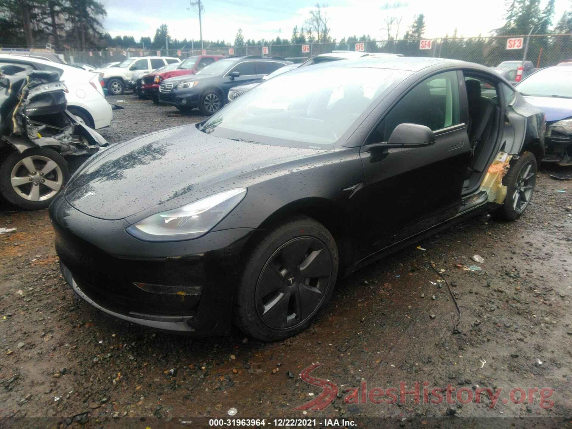 5YJ3E1EB5MF066887 2021 TESLA MODEL 3