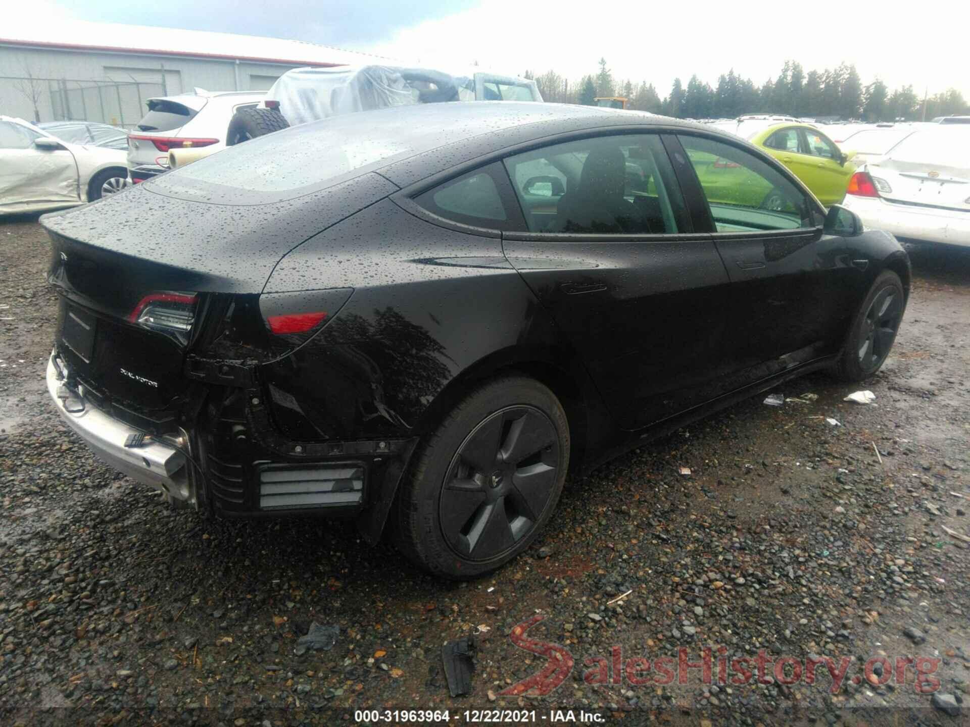 5YJ3E1EB5MF066887 2021 TESLA MODEL 3