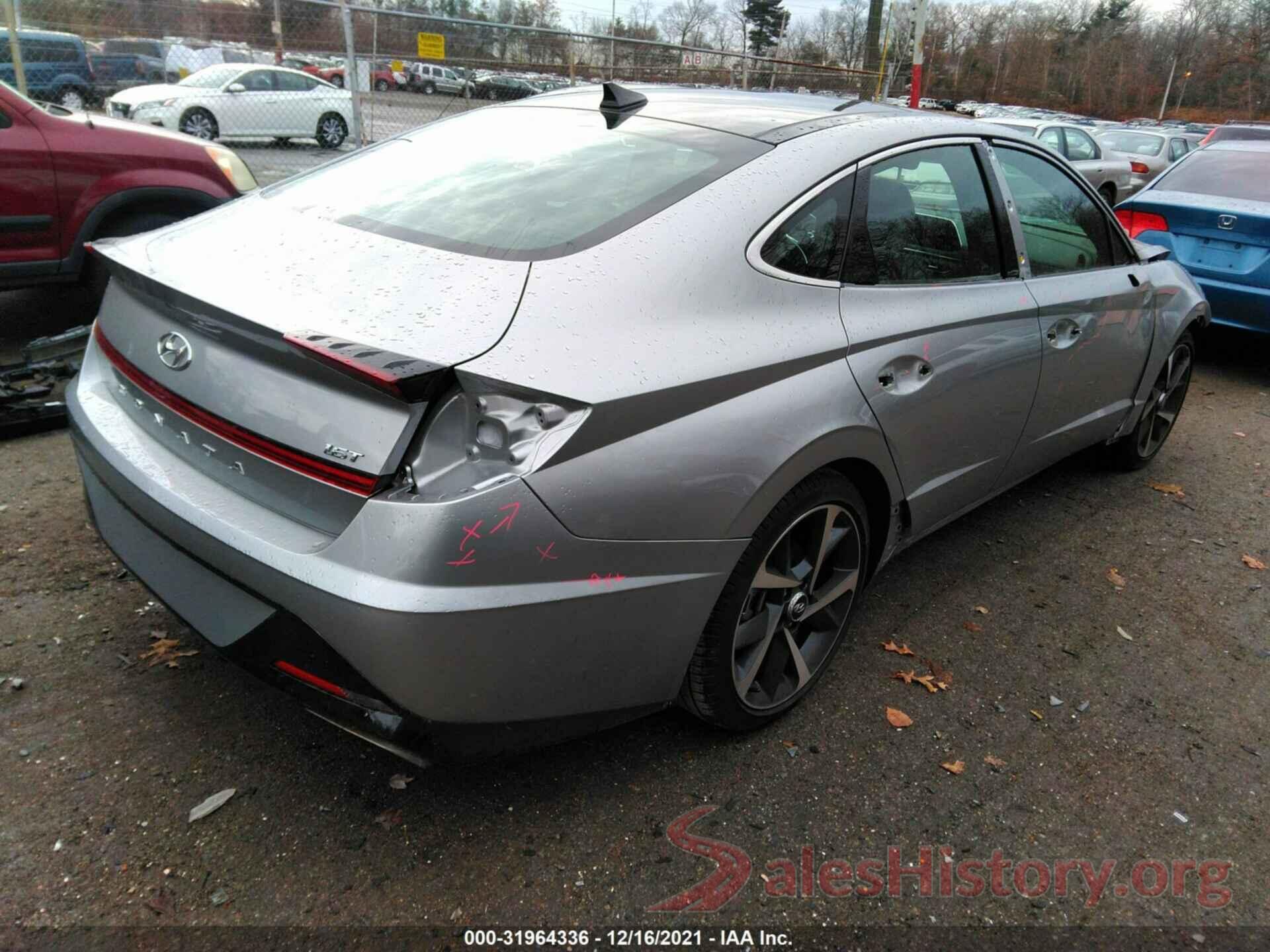 5NPEJ4J20MH081861 2021 HYUNDAI SONATA