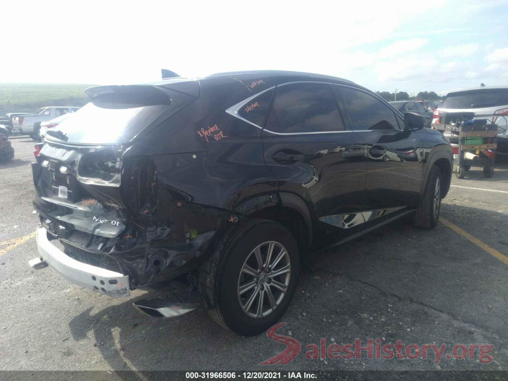 JTJYARBZXH2073230 2017 LEXUS NX