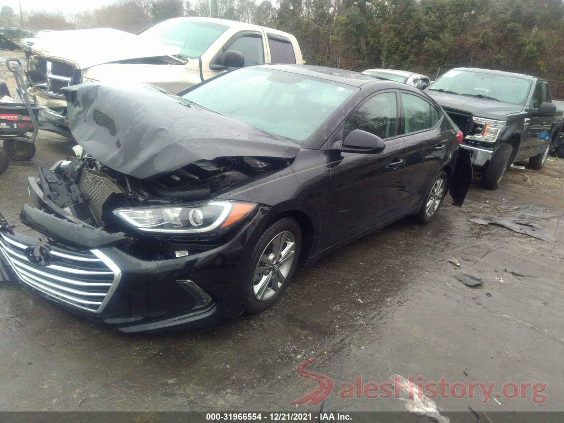 5NPD84LF7JH317831 2018 HYUNDAI ELANTRA