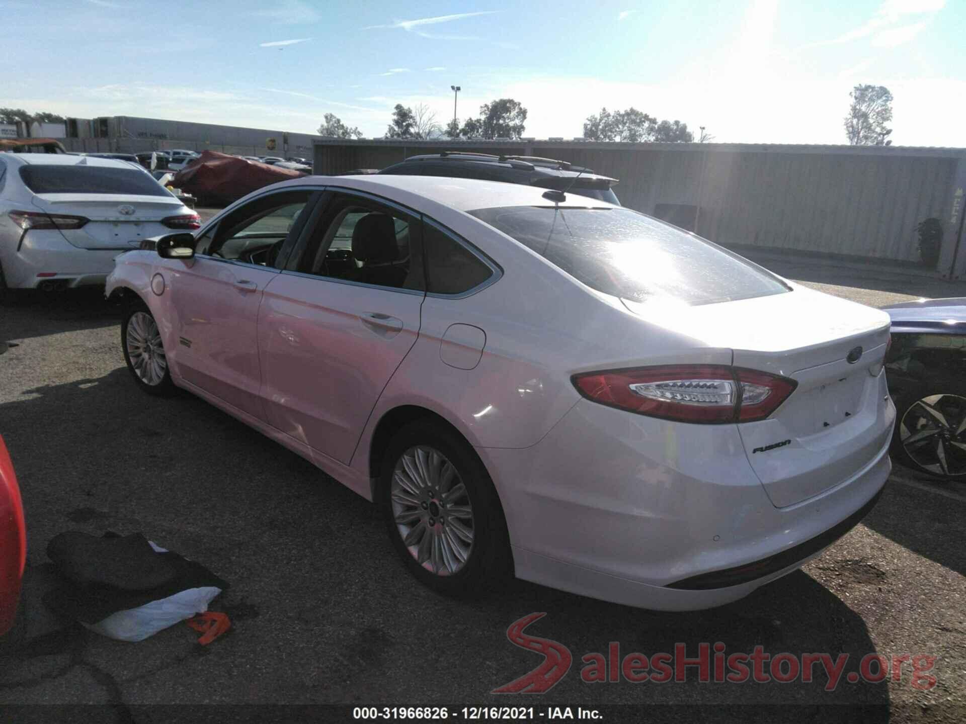 3FA6P0PU6GR302522 2016 FORD FUSION ENERGI