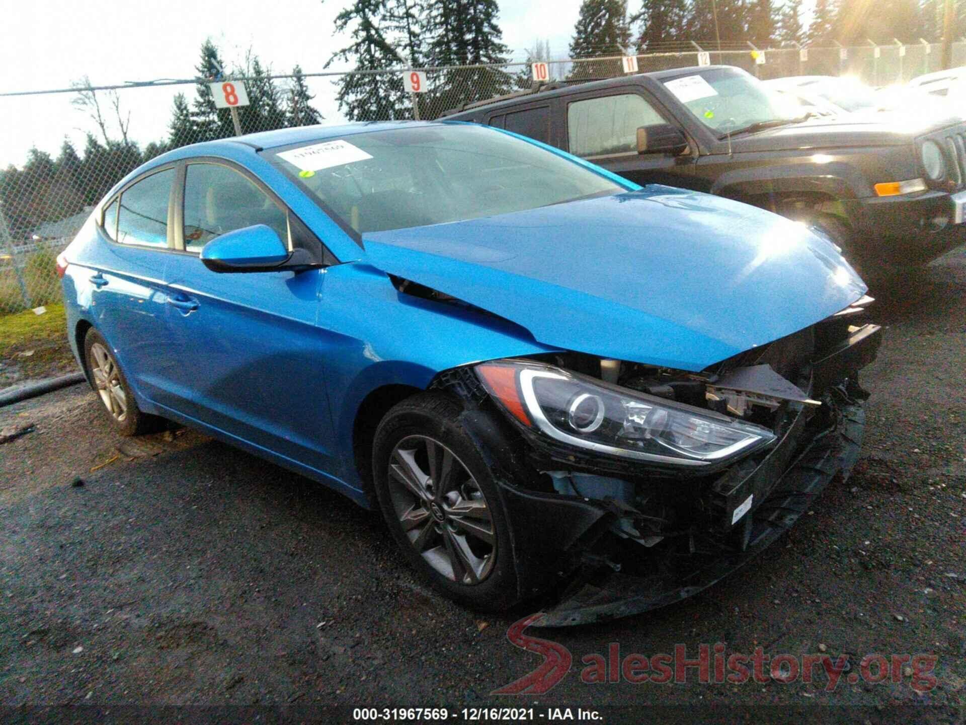 5NPD84LF5JH305449 2018 HYUNDAI ELANTRA