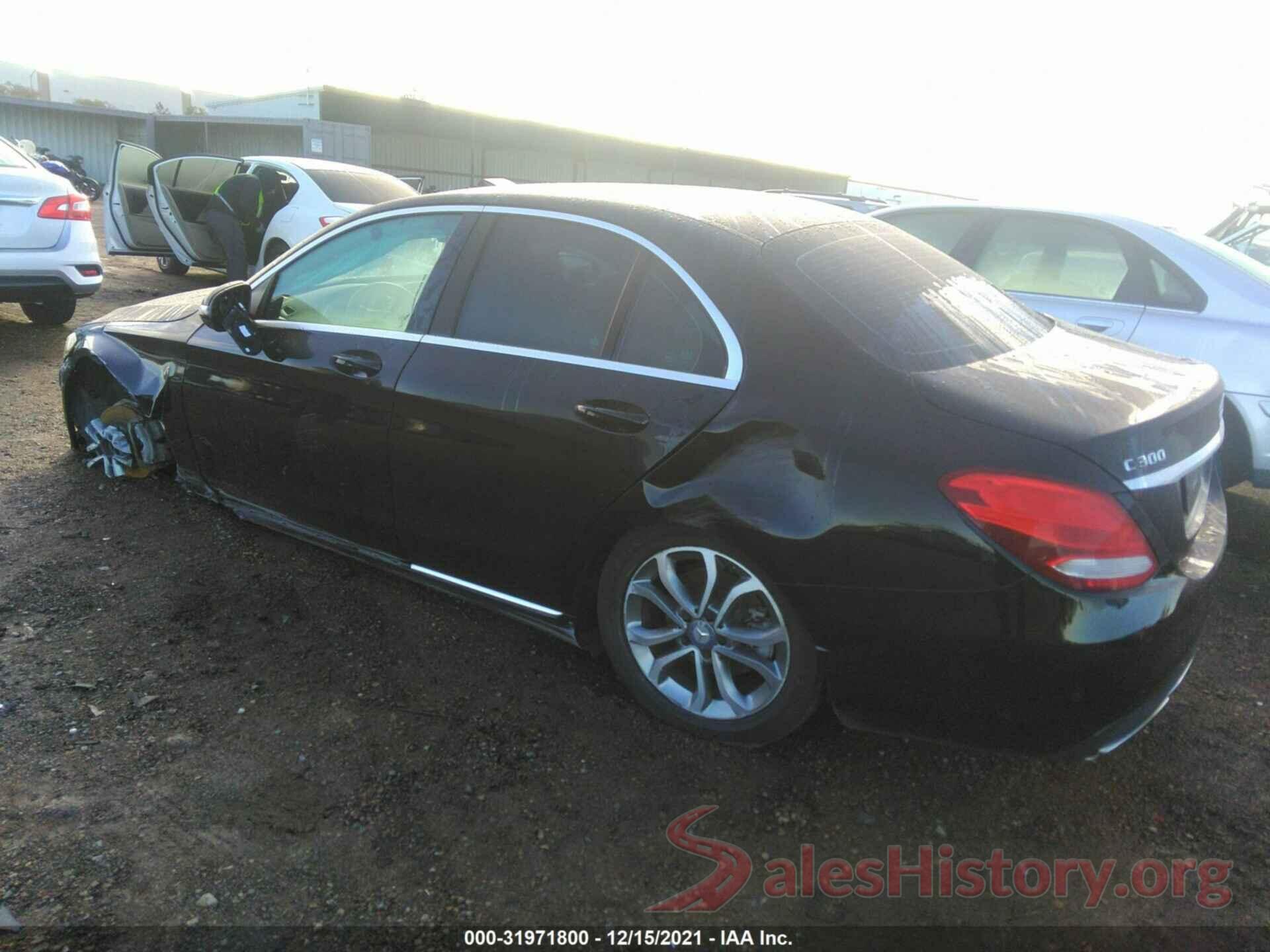 55SWF4JB1GU172189 2016 MERCEDES-BENZ C-CLASS