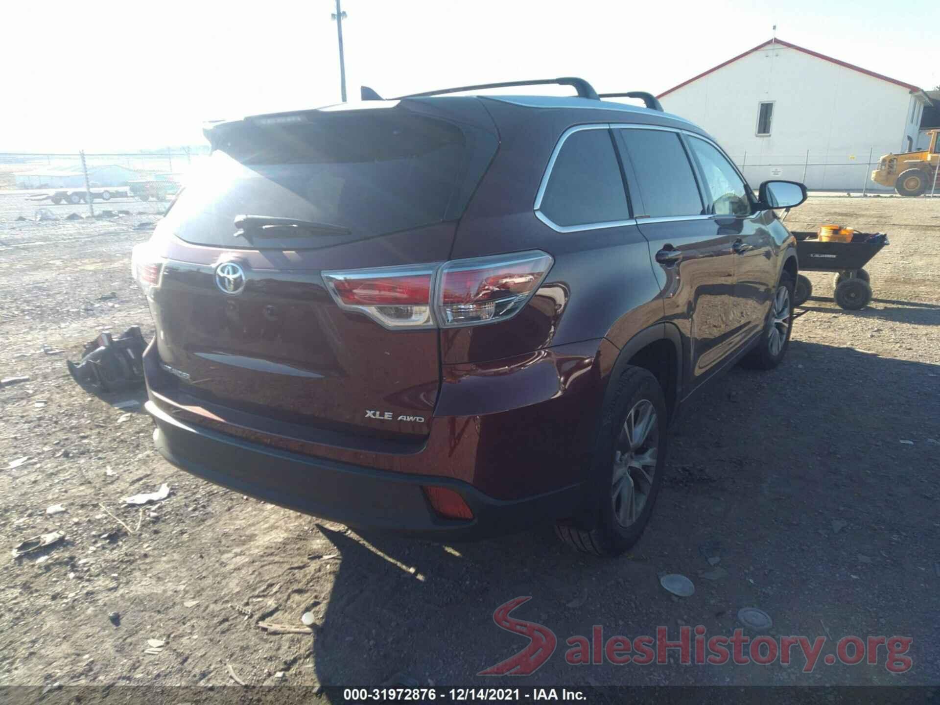 5TDJKRFH8FS181239 2015 TOYOTA HIGHLANDER