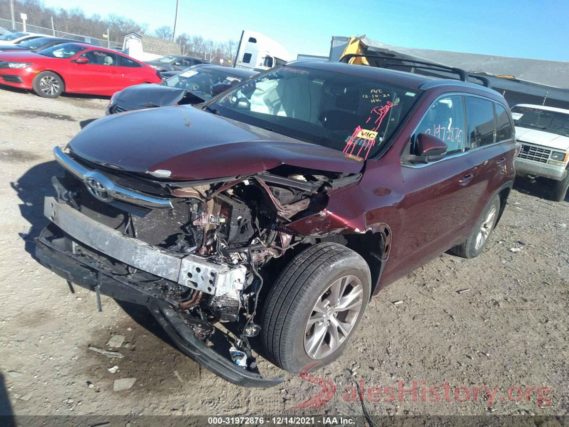 5TDJKRFH8FS181239 2015 TOYOTA HIGHLANDER