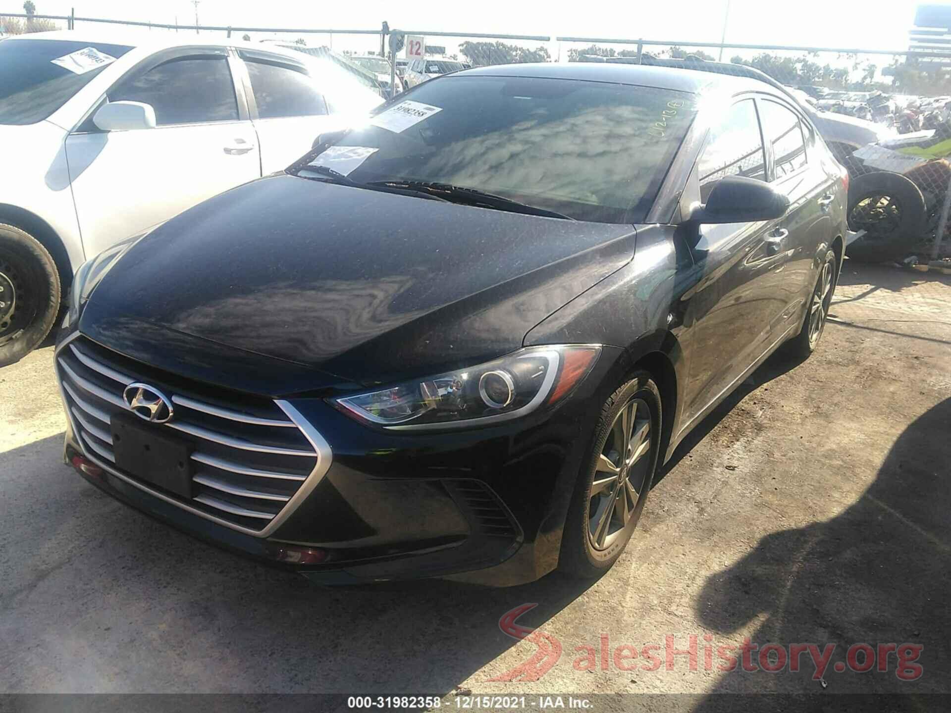 5NPD84LF7JH241124 2018 HYUNDAI ELANTRA