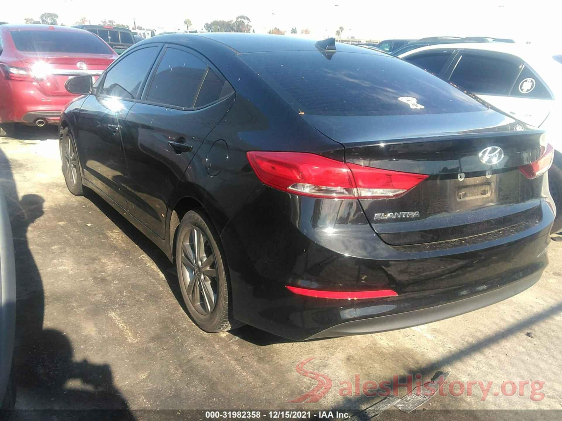 5NPD84LF7JH241124 2018 HYUNDAI ELANTRA