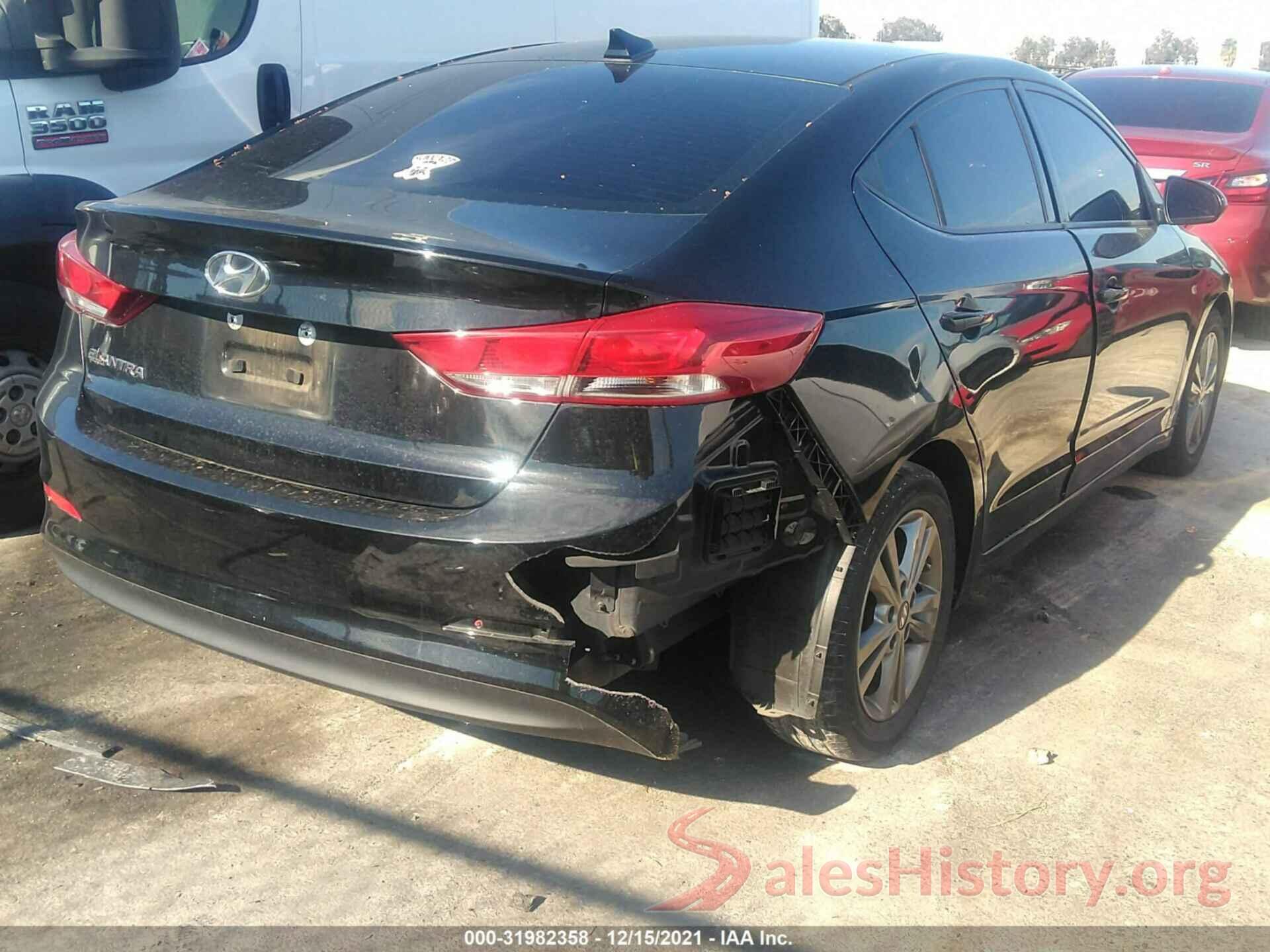 5NPD84LF7JH241124 2018 HYUNDAI ELANTRA