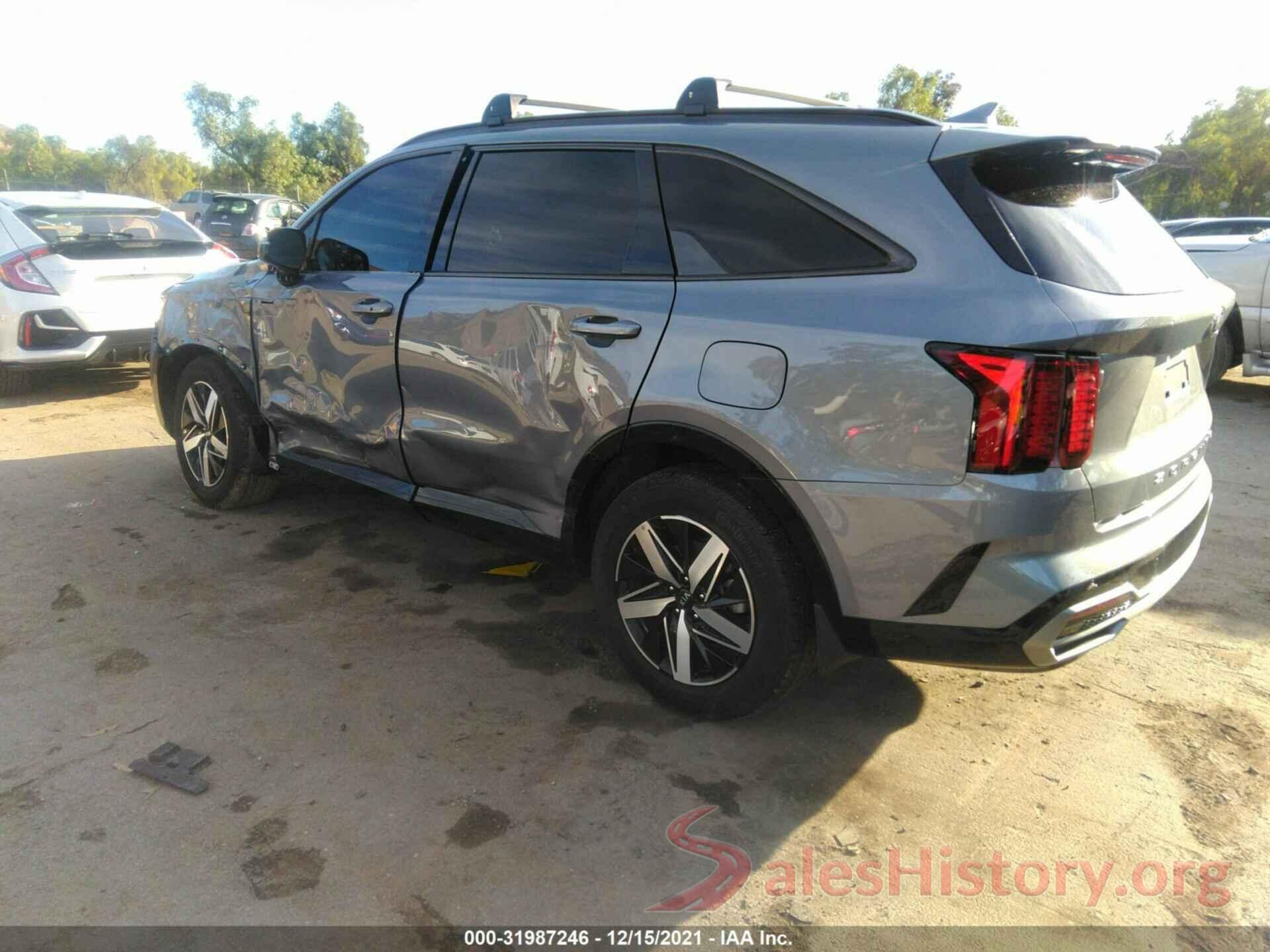 5XYRL4LC9MG031193 2021 KIA SORENTO