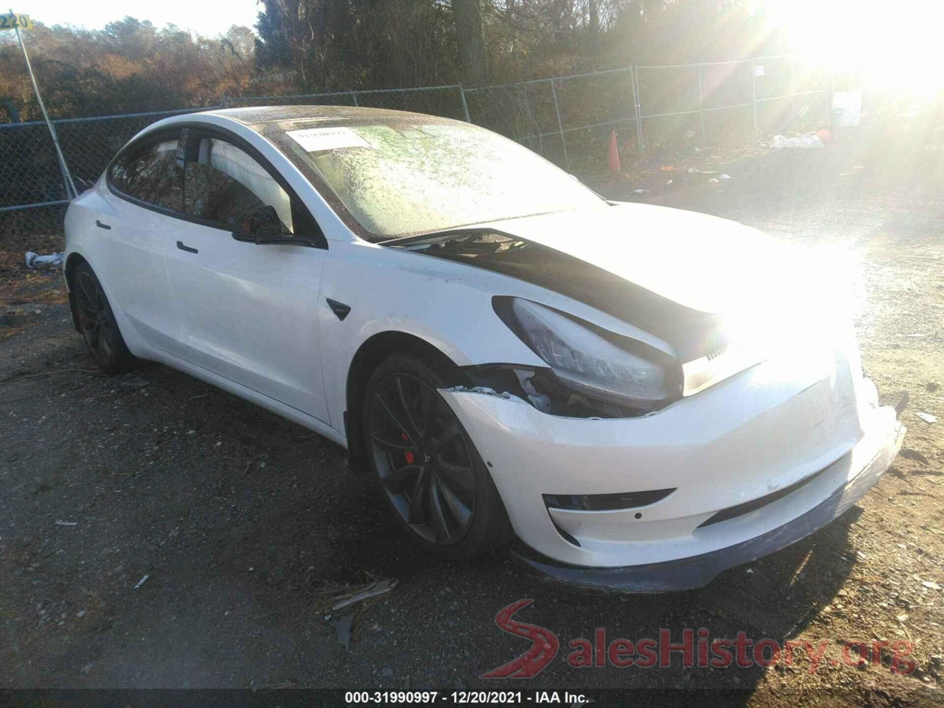 5YJ3E1EC9LF719261 2020 TESLA MODEL 3