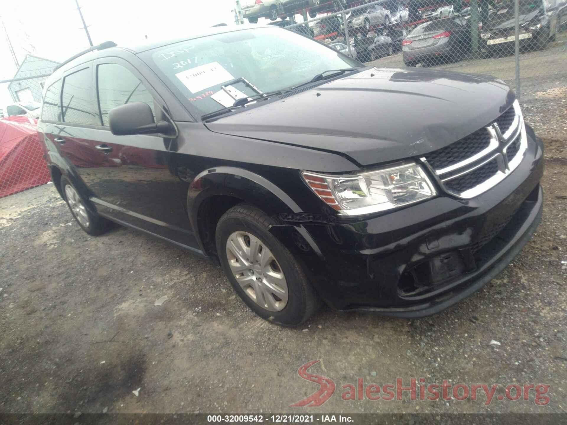 3C4PDCAB0HT709384 2017 DODGE JOURNEY