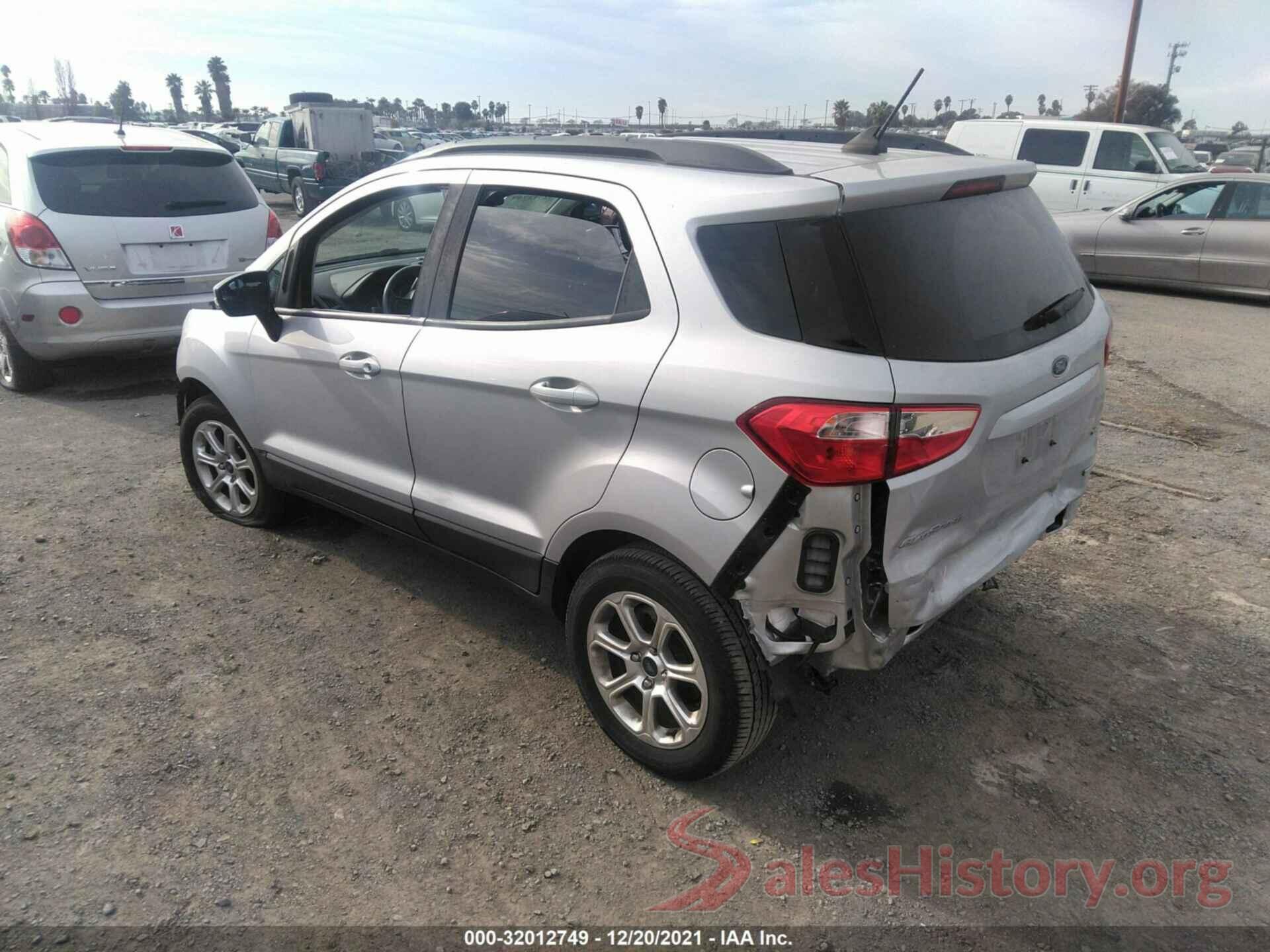 MAJ3S2GE1KC285982 2019 FORD ECOSPORT