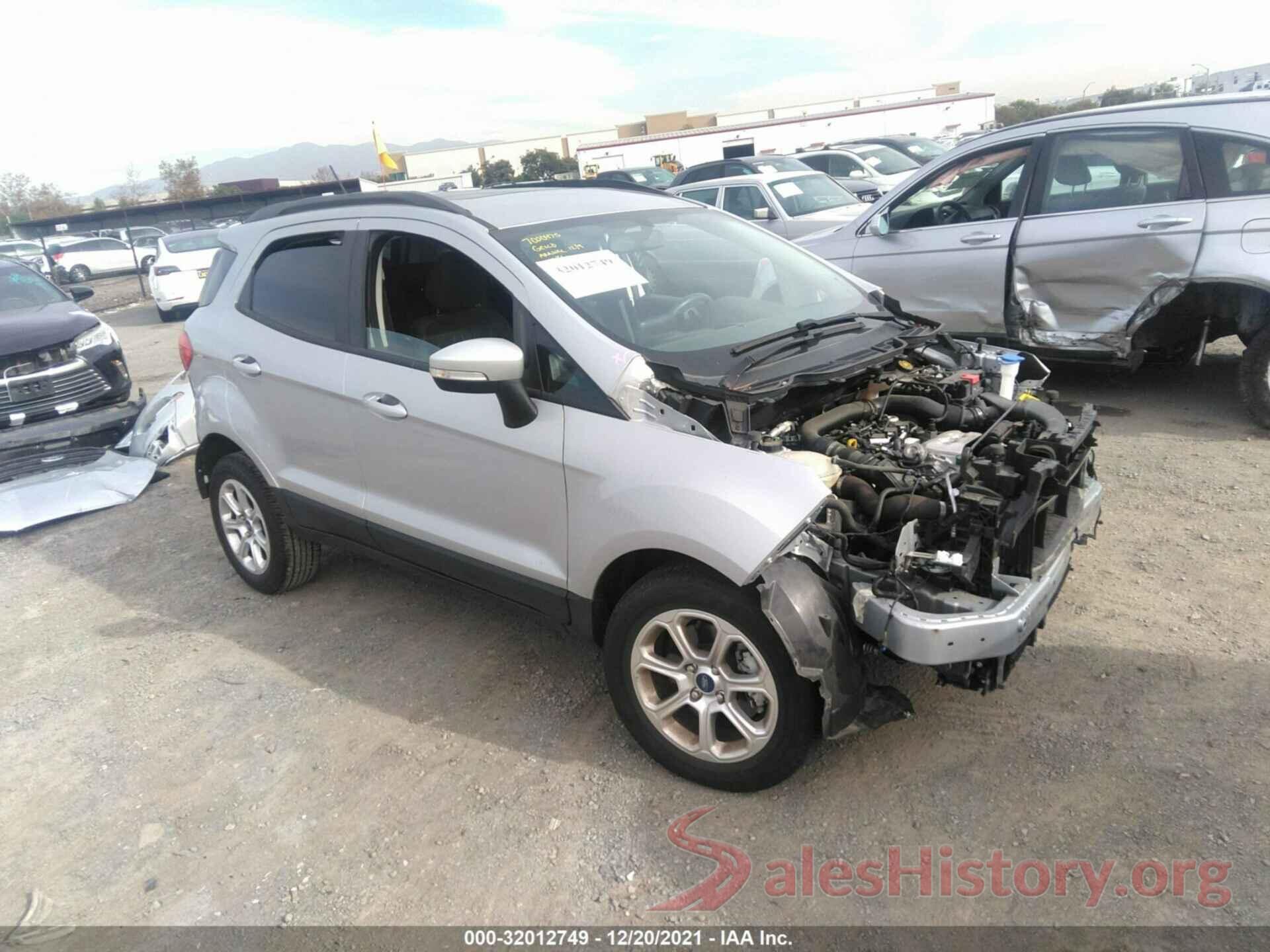 MAJ3S2GE1KC285982 2019 FORD ECOSPORT