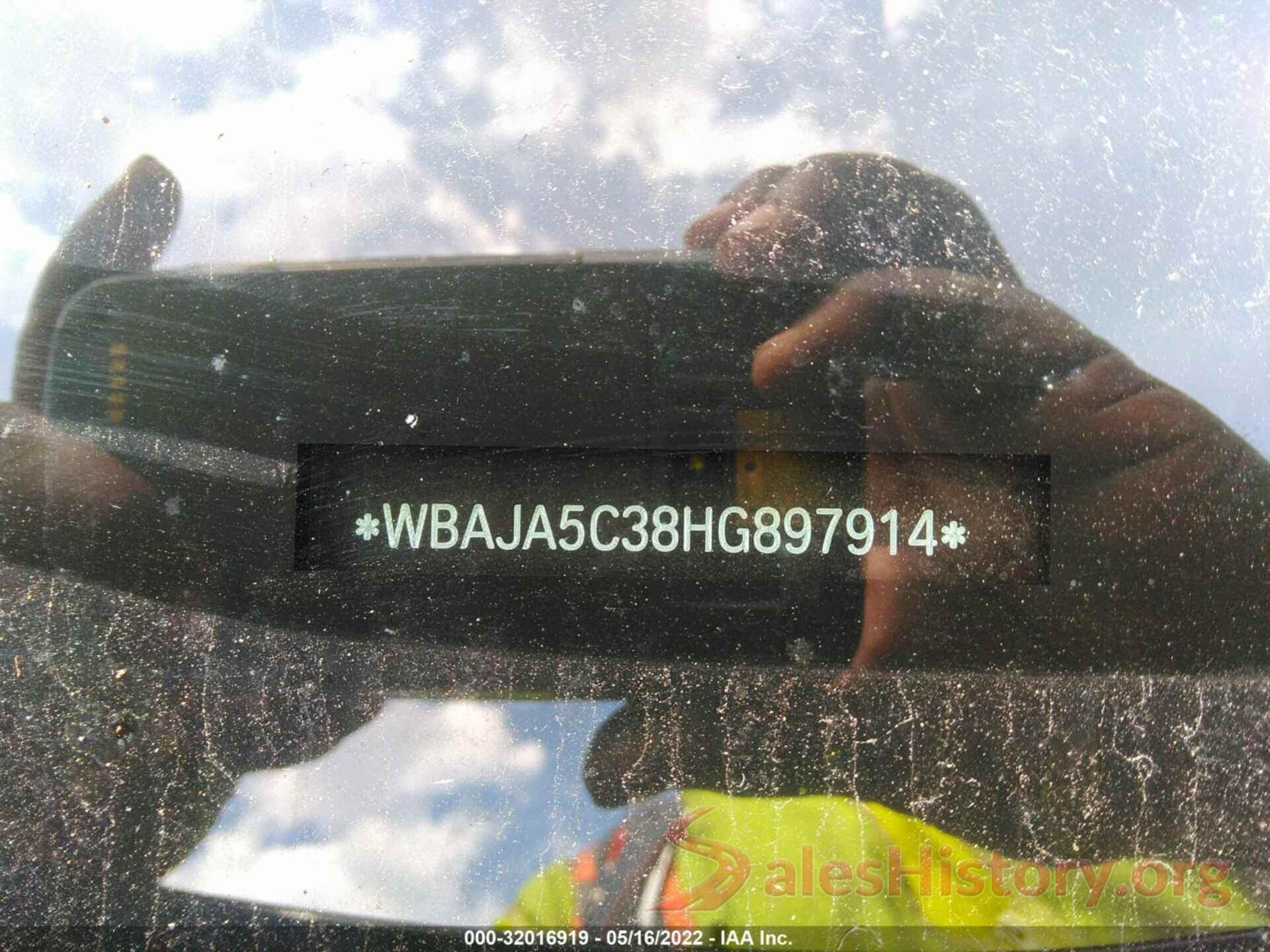 WBAJA5C38HG897914 2017 BMW 5 SERIES